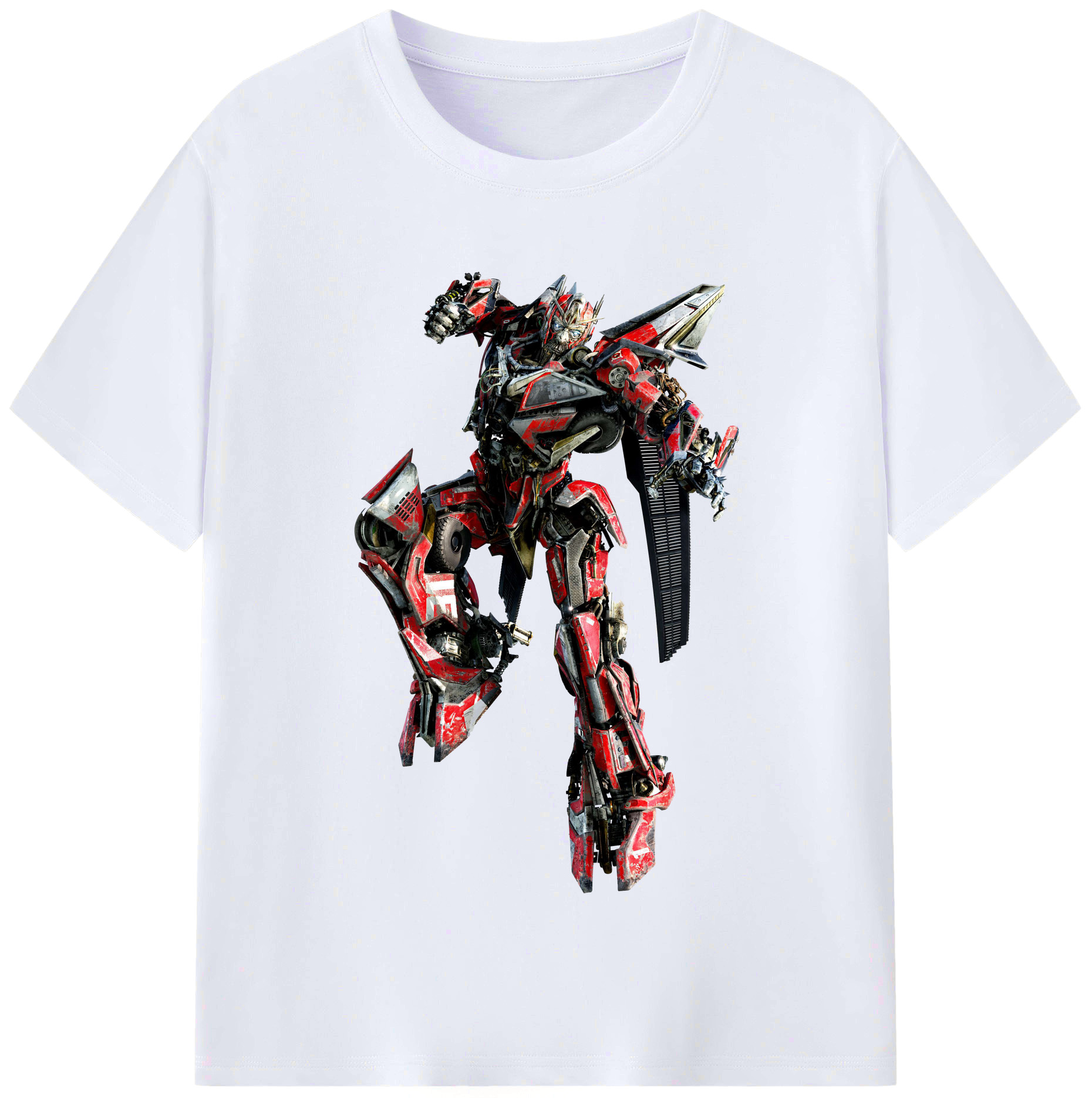 （画像用）  レディースカジュアルプリントTシャツ（綿100％）