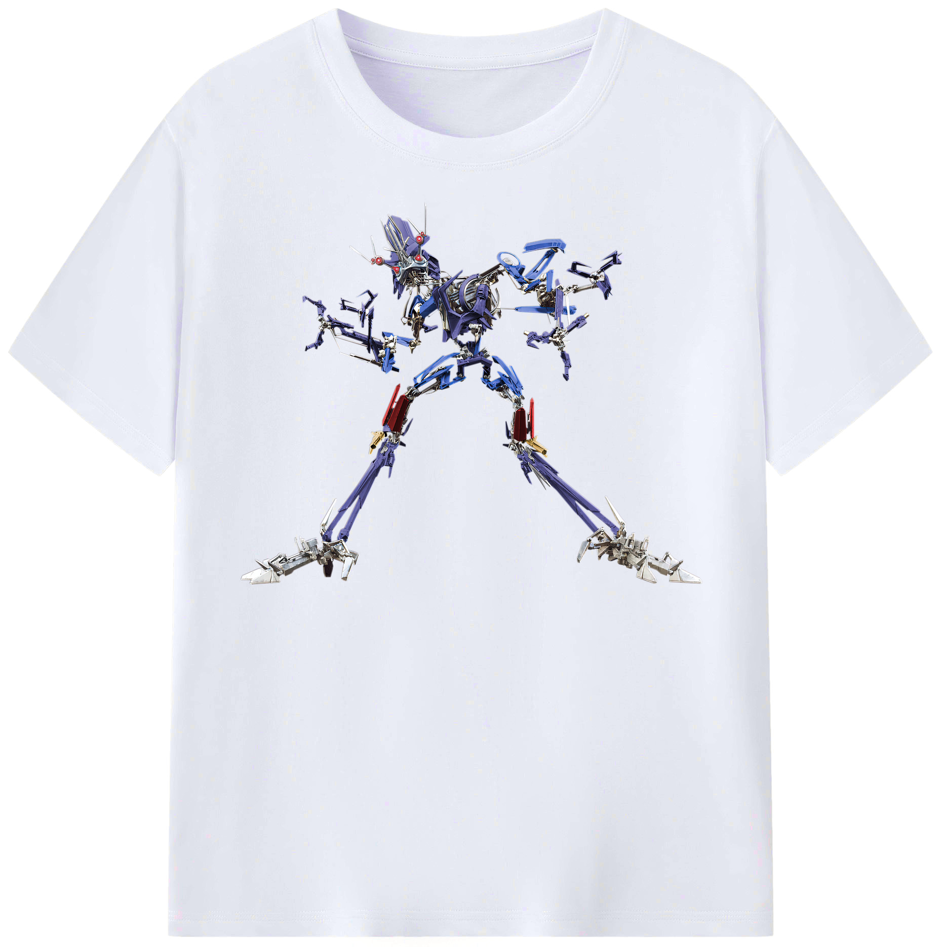 （画像用）  レディースカジュアルプリントTシャツ（綿100％）