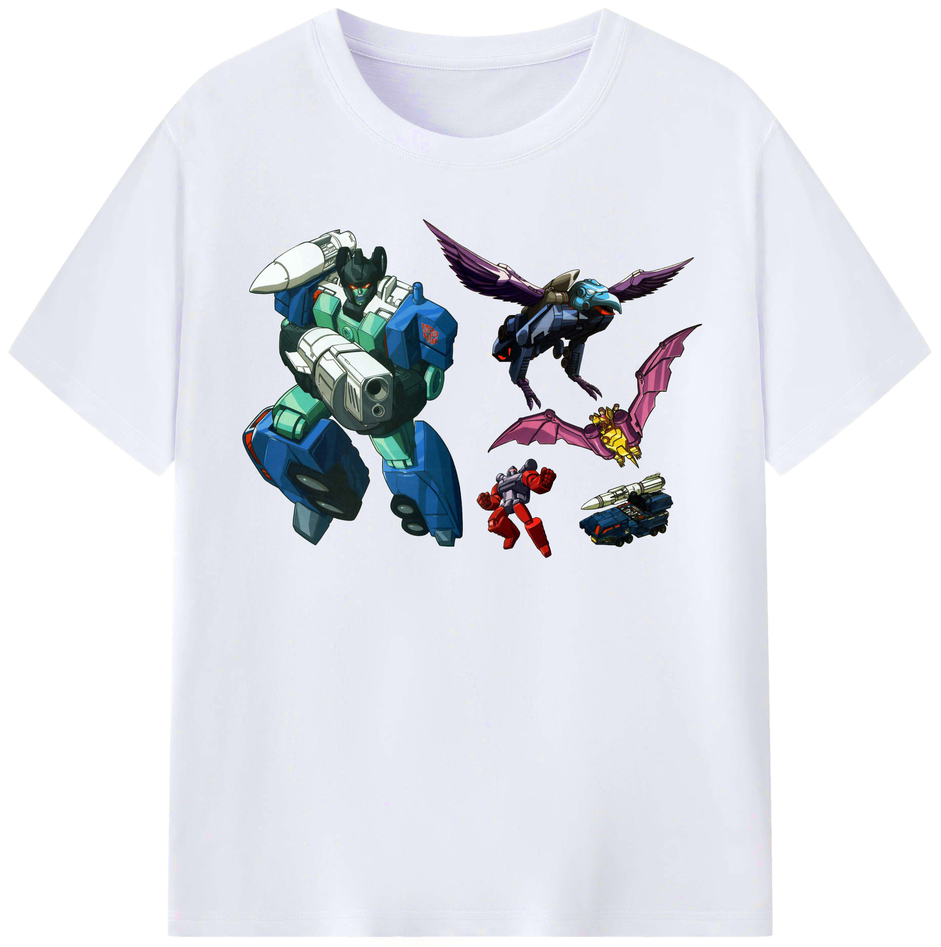 （画像用）  レディースカジュアルプリントTシャツ（綿100％）
