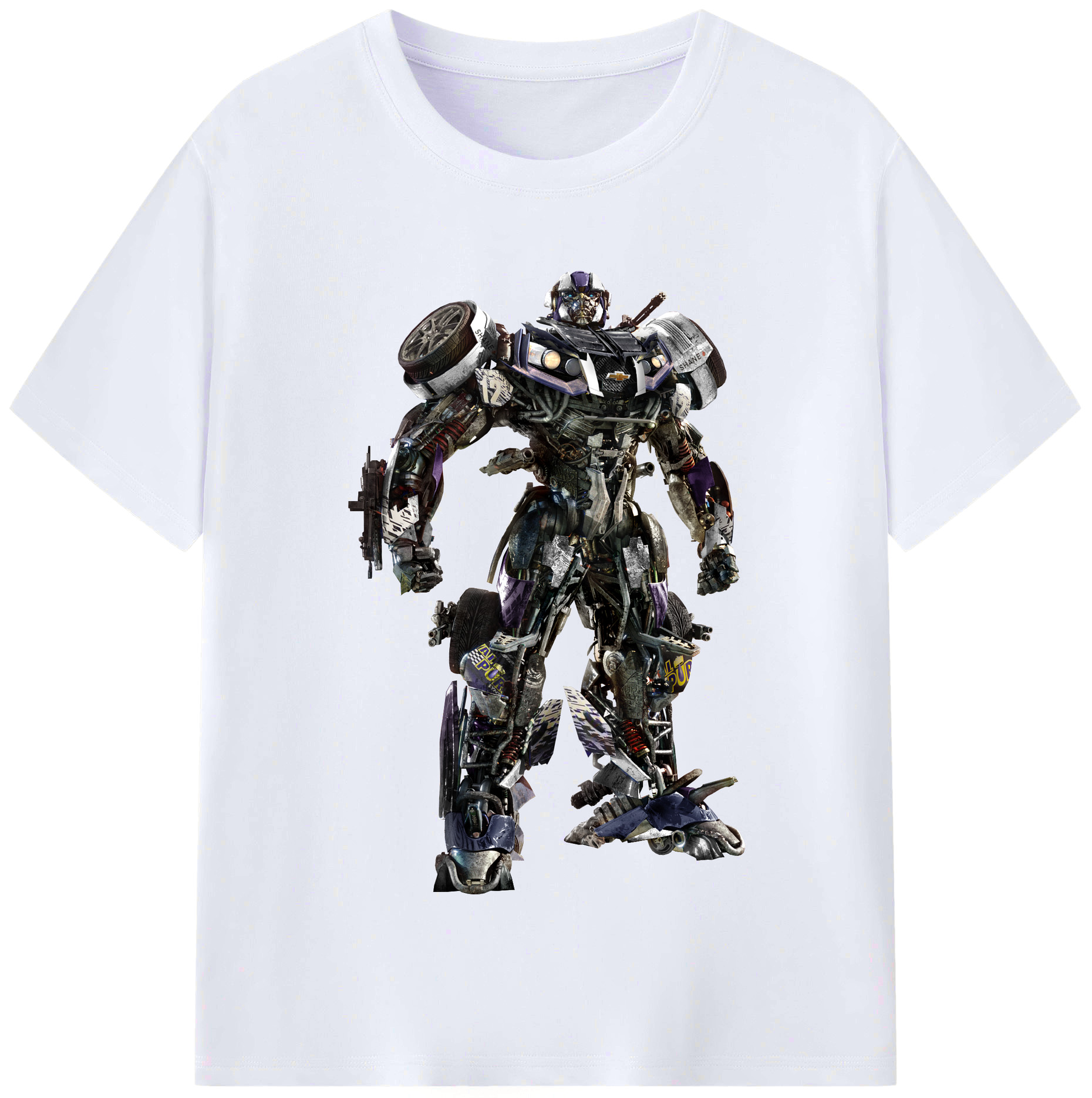 （画像用）  レディースカジュアルプリントTシャツ（綿100％）
