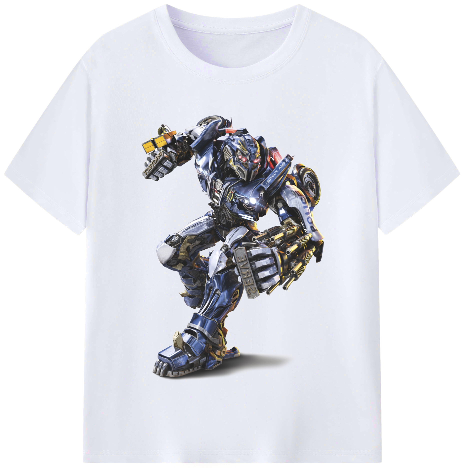 （画像用）  レディースカジュアルプリントTシャツ（綿100％）