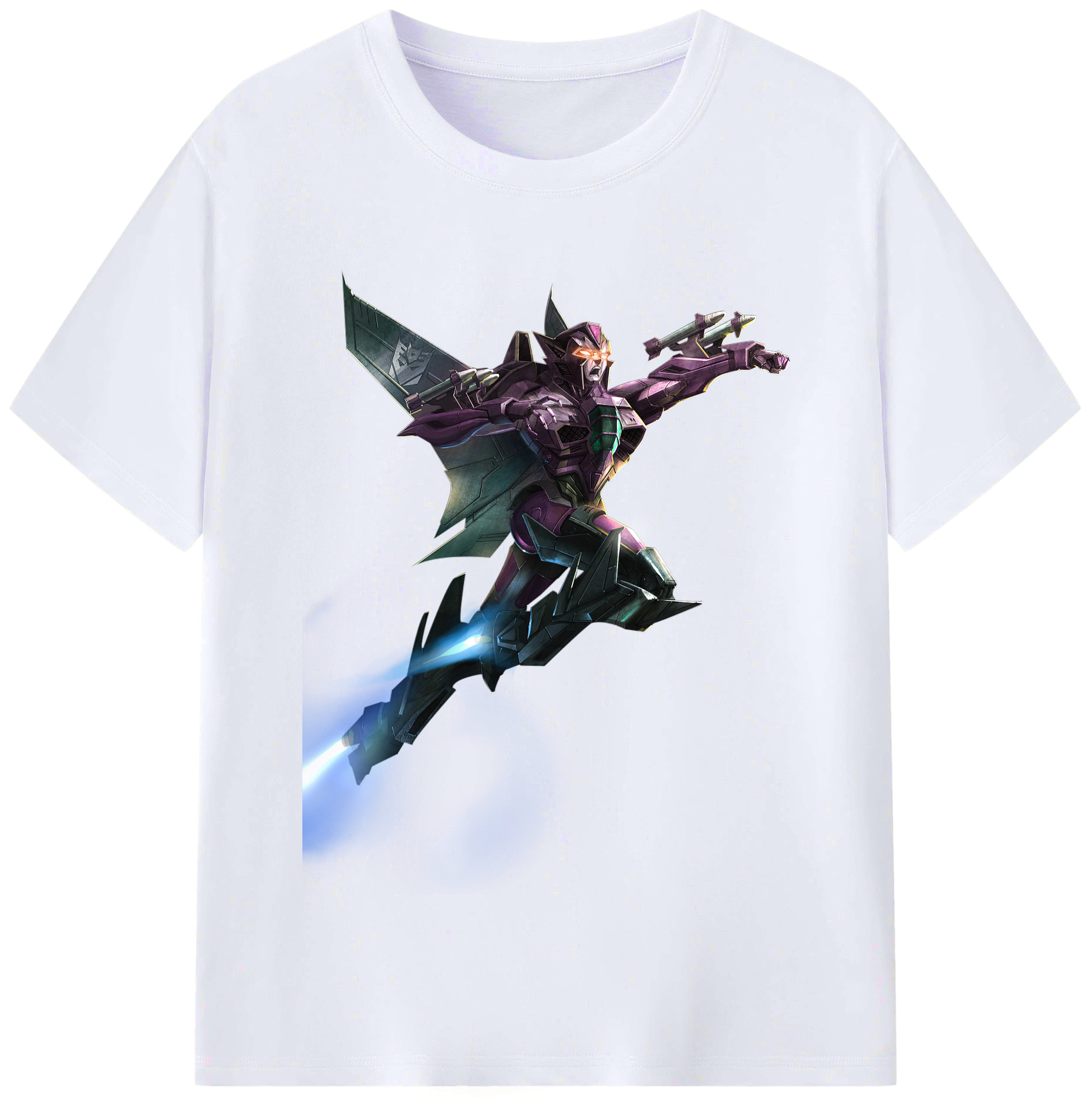 （画像用）  レディースカジュアルプリントTシャツ（綿100％）