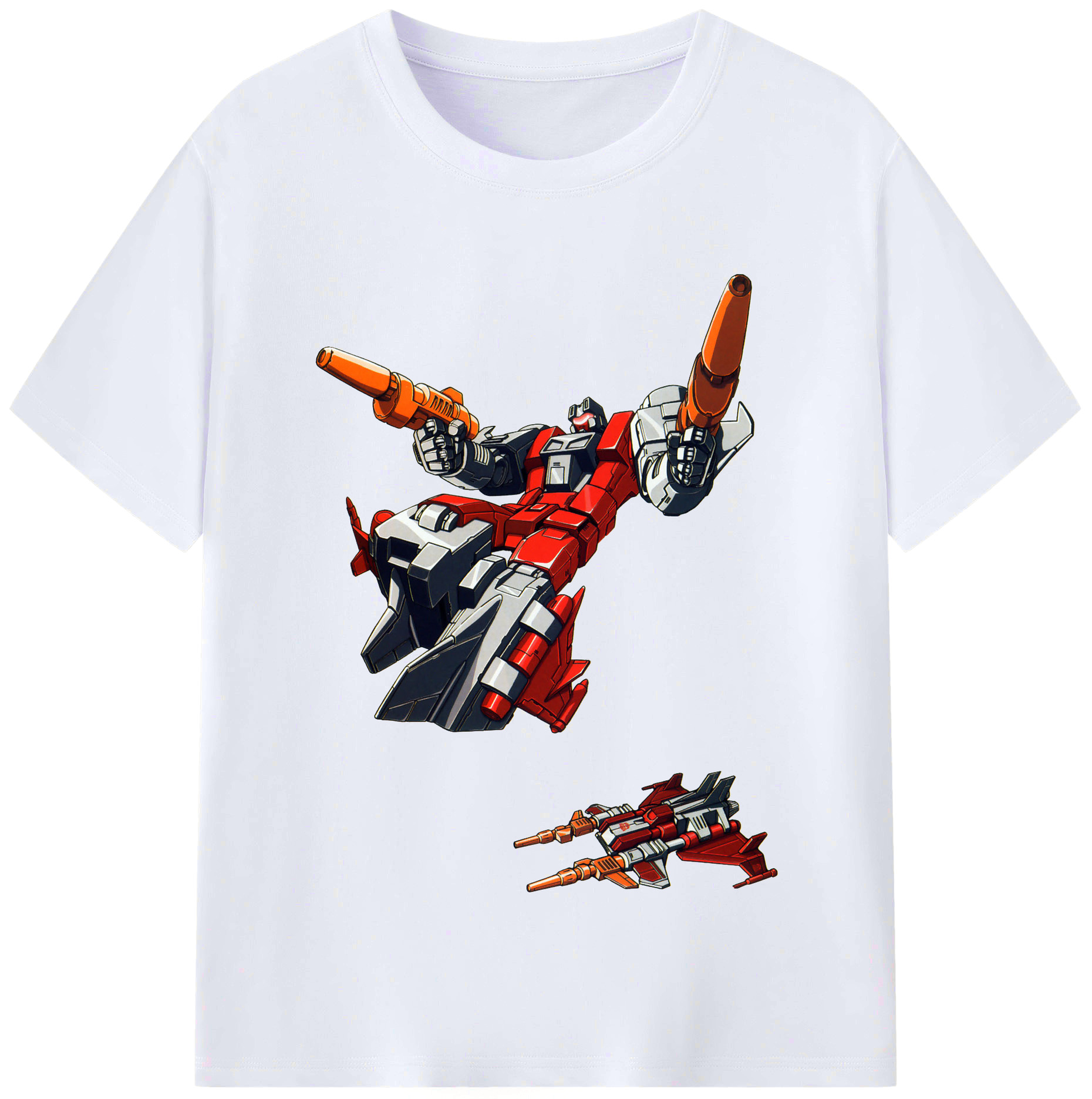 （画像用）  レディースカジュアルプリントTシャツ（綿100％）