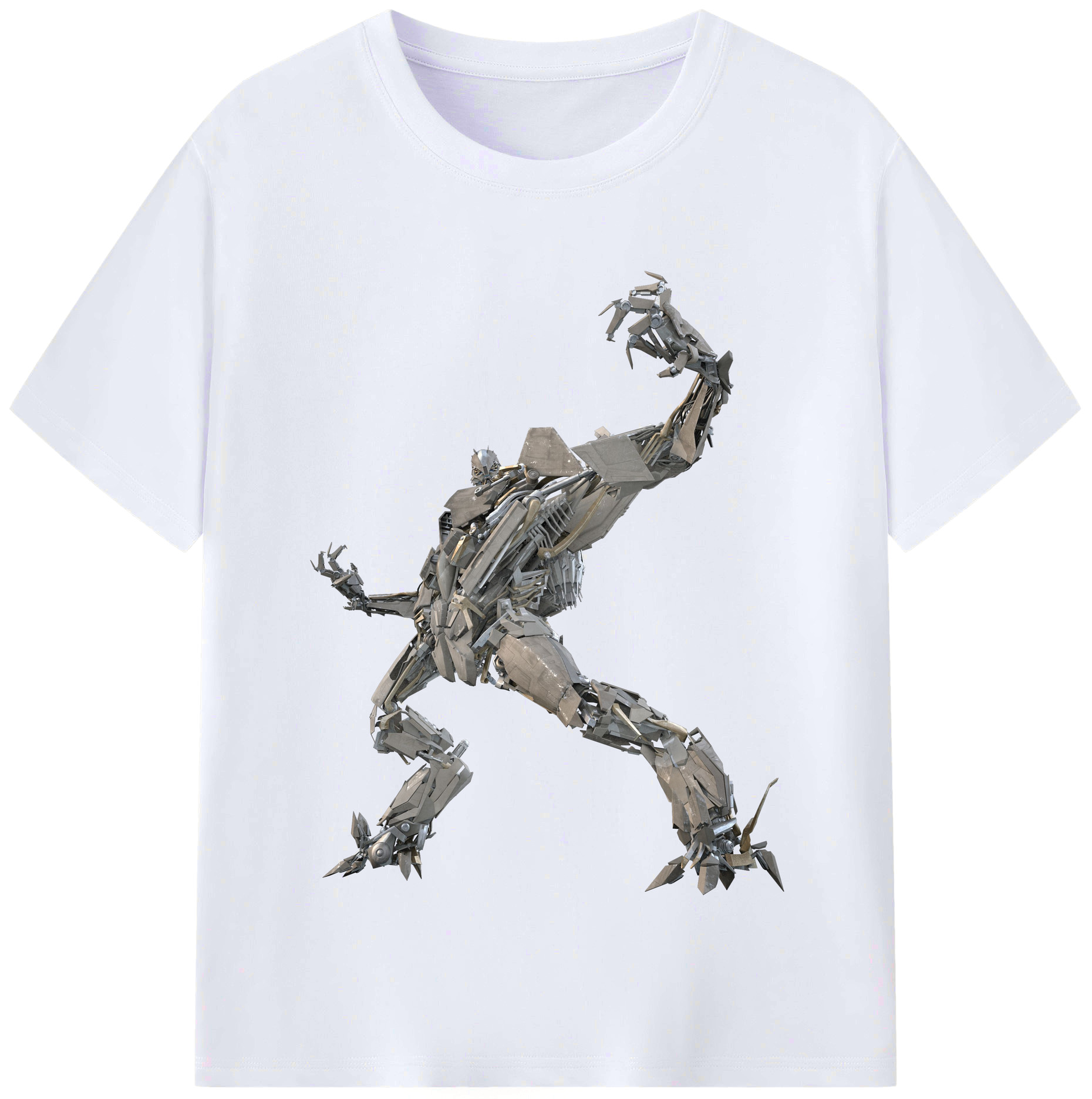 （画像用）  レディースカジュアルプリントTシャツ（綿100％）
