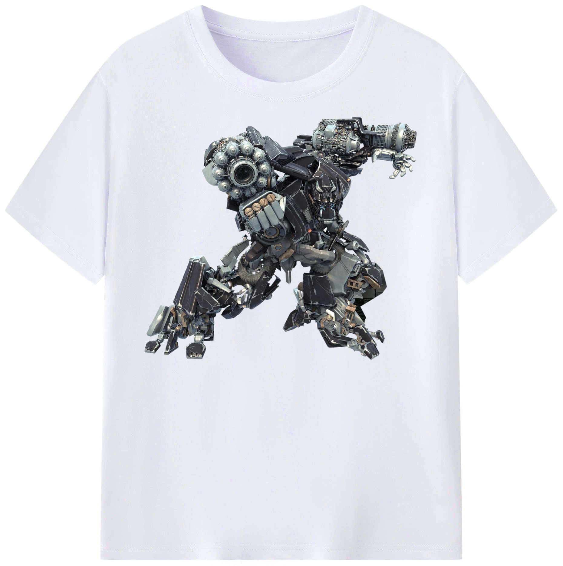 （画像用）  レディースカジュアルプリントTシャツ（綿100％）