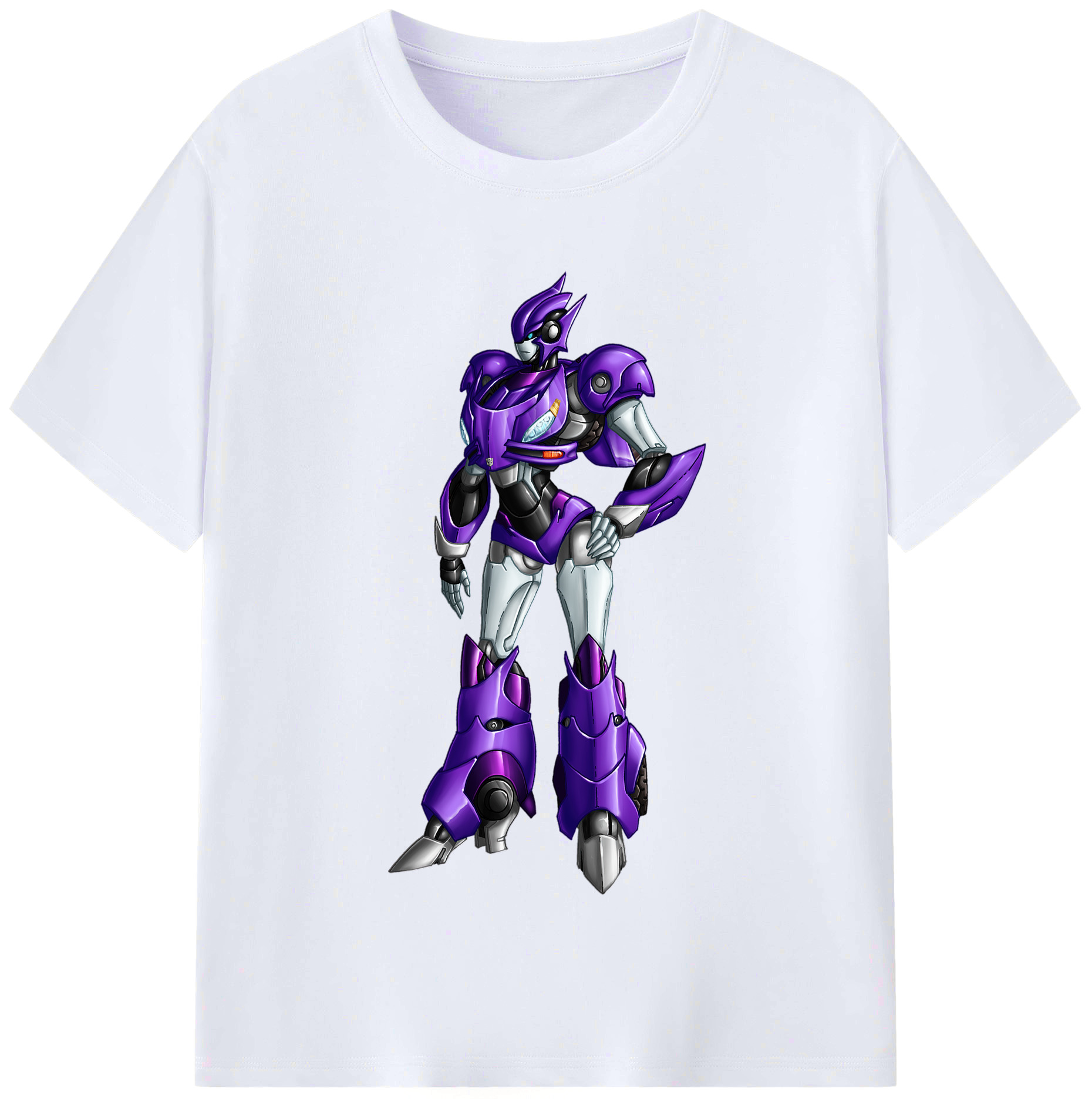（画像用）  レディースカジュアルプリントTシャツ（綿100％）