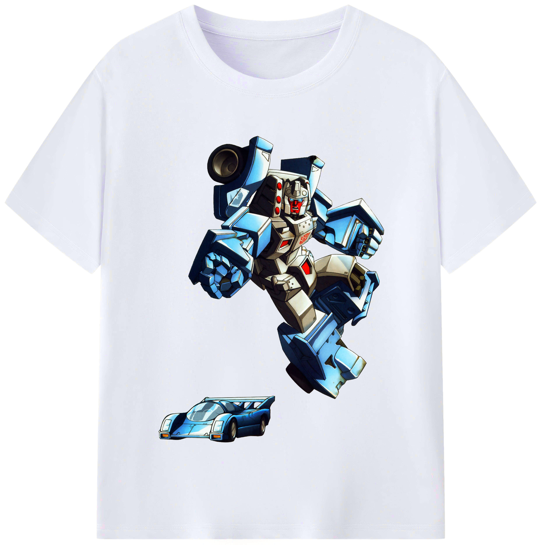（画像用）  レディースカジュアルプリントTシャツ（綿100％）