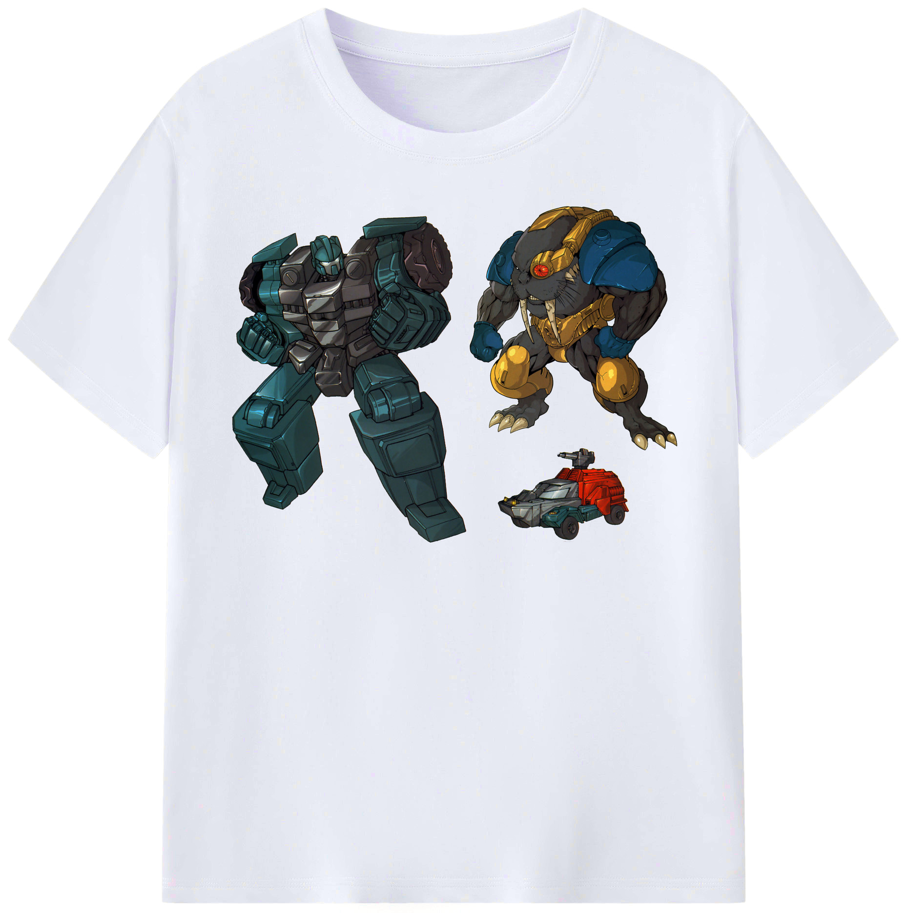 （画像用）  レディースカジュアルプリントTシャツ（綿100％）