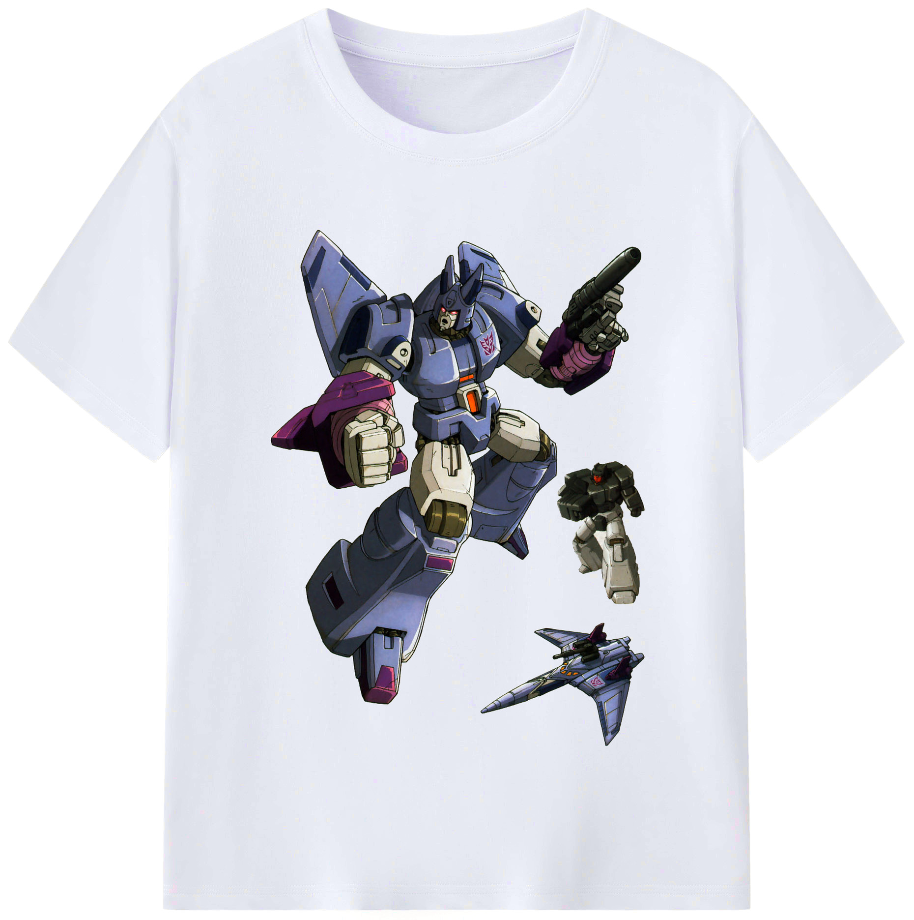 （画像用）  レディースカジュアルプリントTシャツ（綿100％）