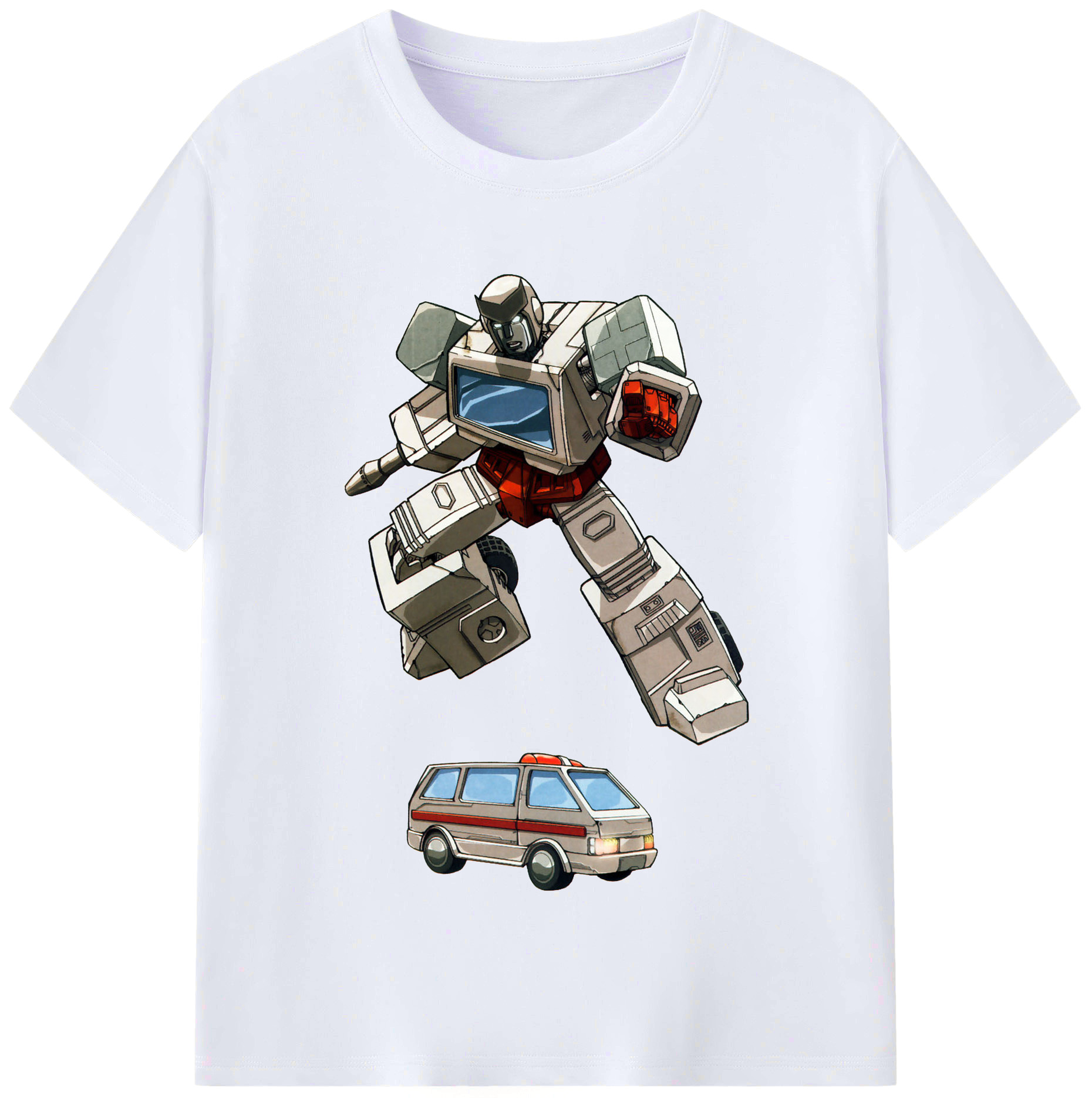 （画像用）  レディースカジュアルプリントTシャツ（綿100％）
