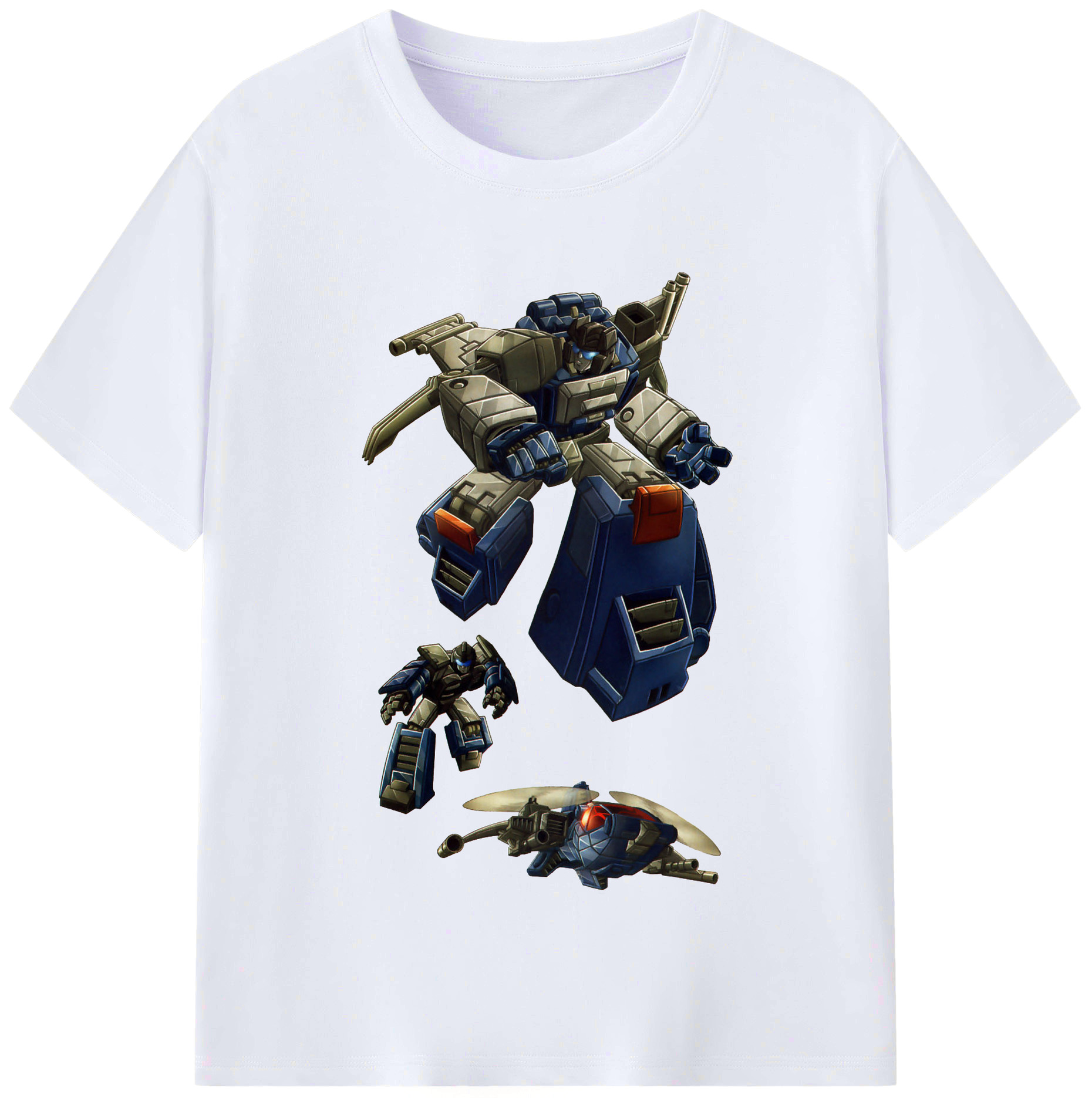 （画像用）  レディースカジュアルプリントTシャツ（綿100％）