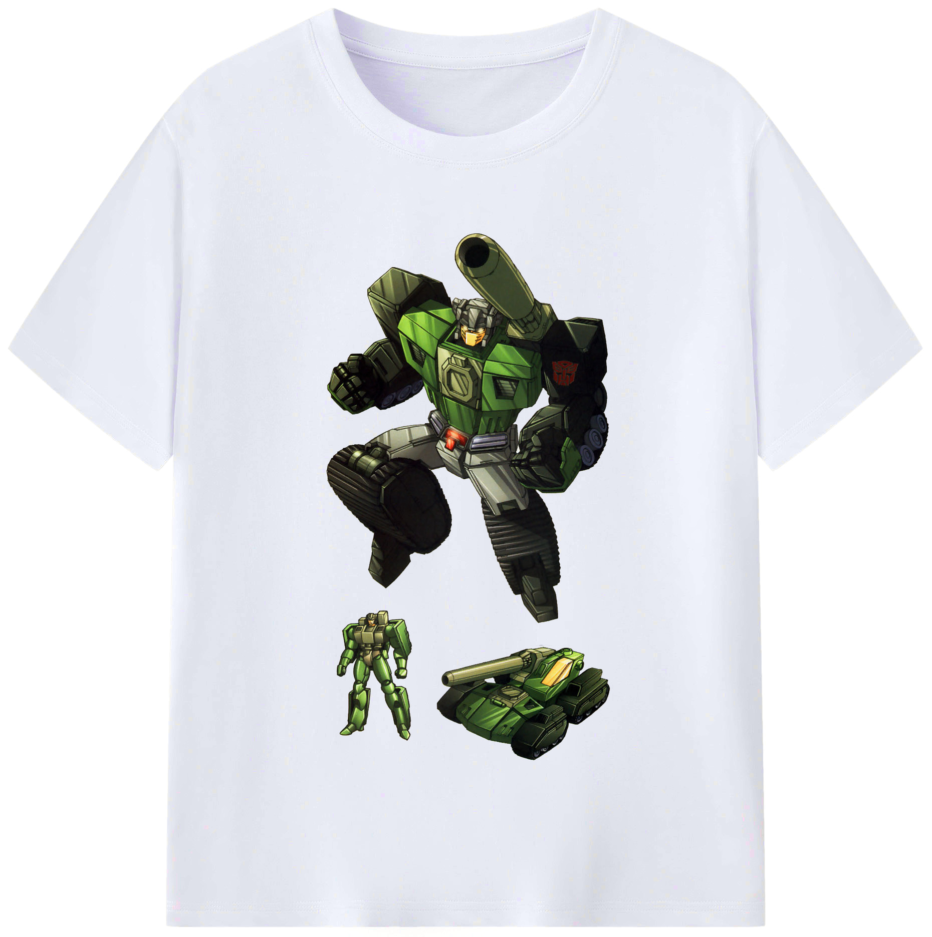 （画像用）  レディースカジュアルプリントTシャツ（綿100％）