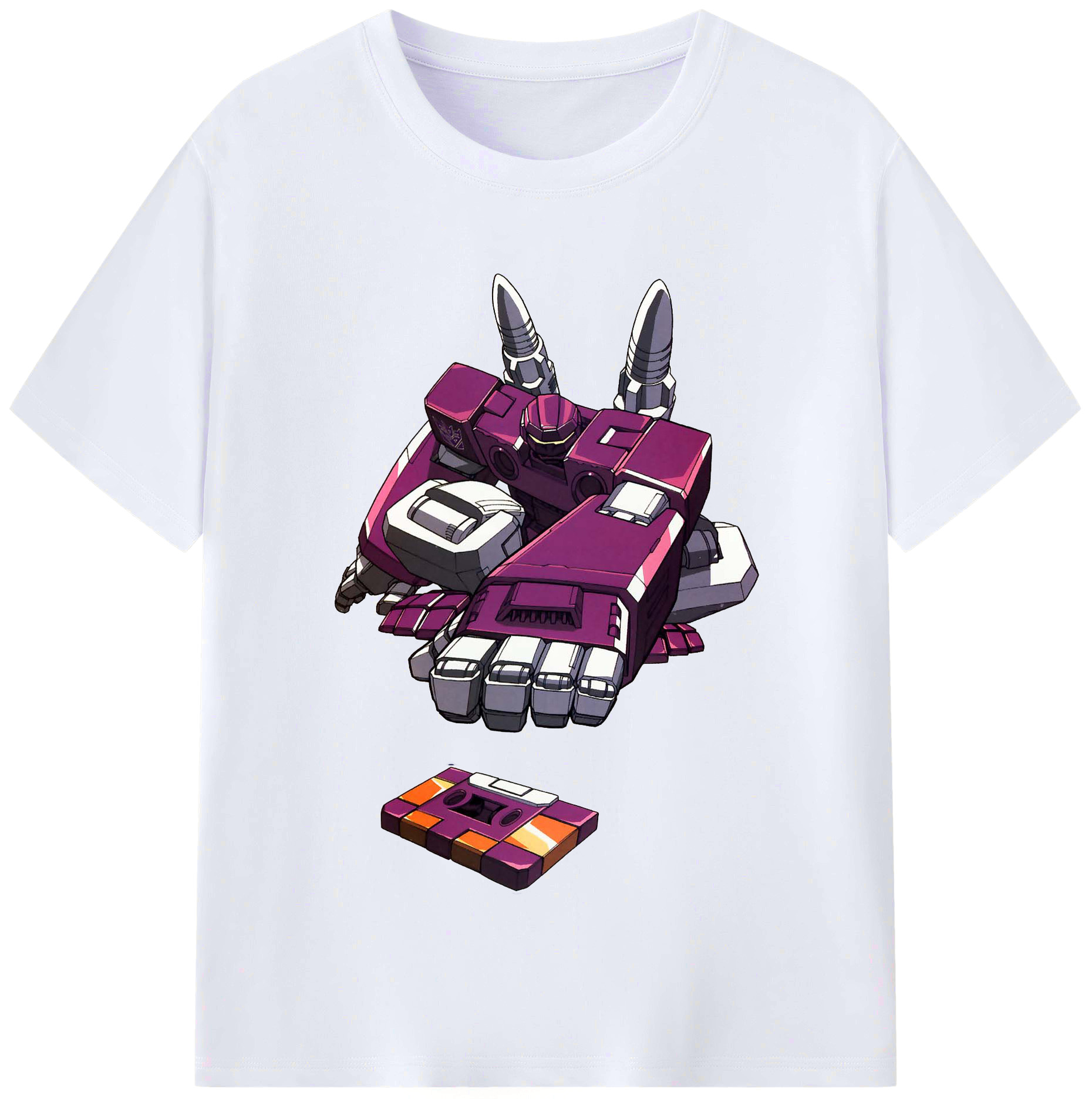 （画像用）  レディースカジュアルプリントTシャツ（綿100％）