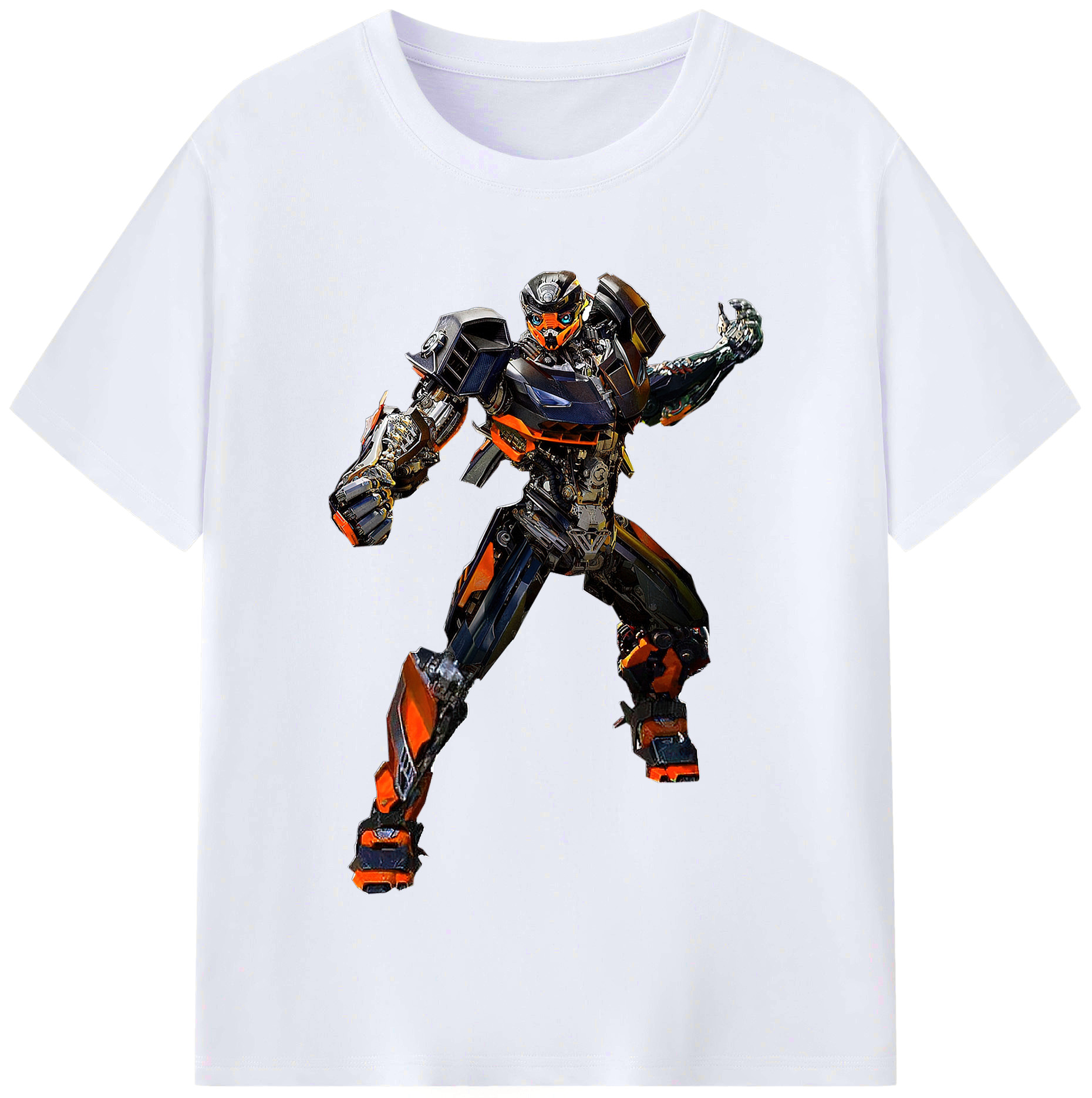 （画像用）  レディースカジュアルプリントTシャツ（綿100％）