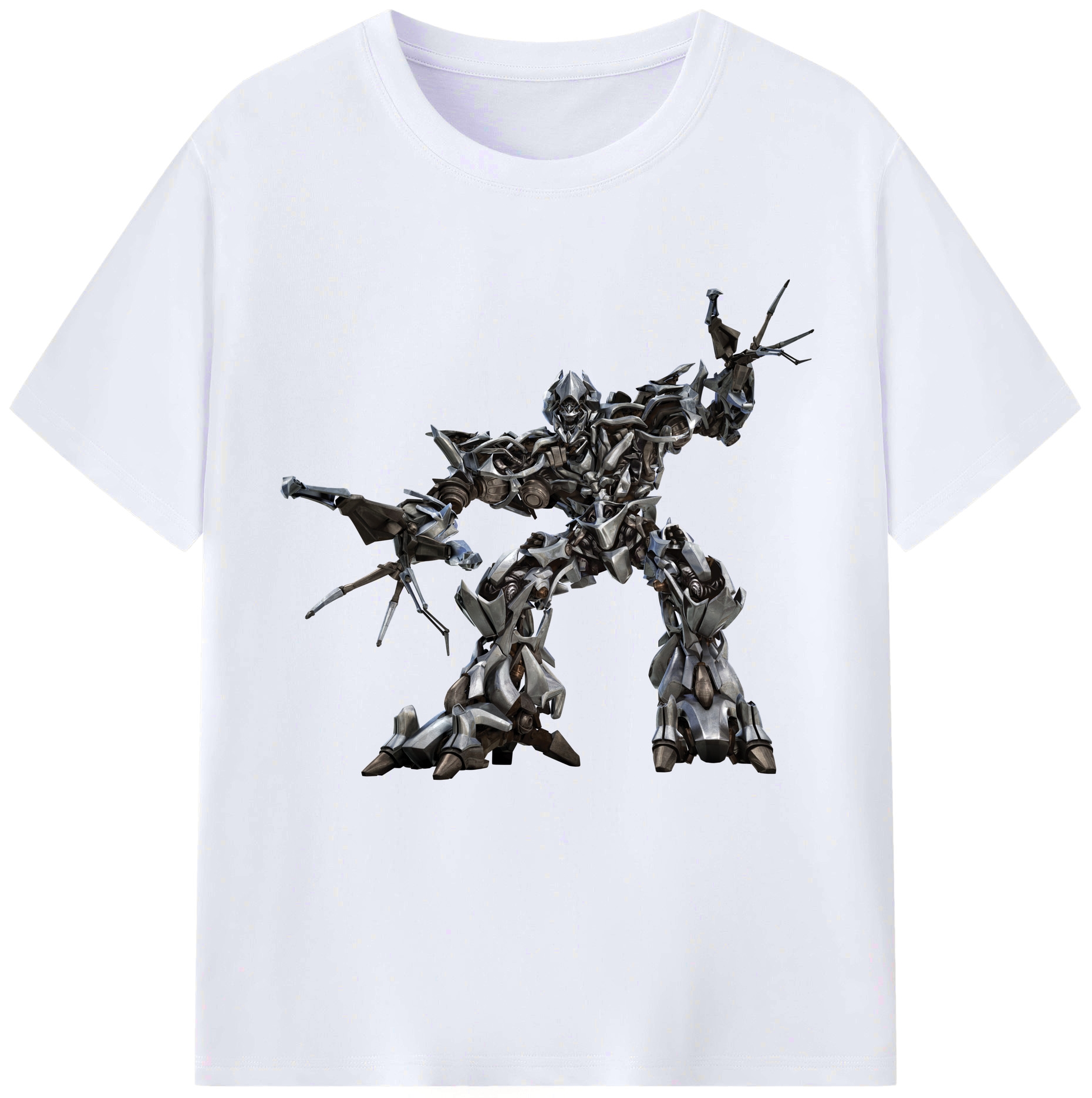 （画像用）  レディースカジュアルプリントTシャツ（綿100％）