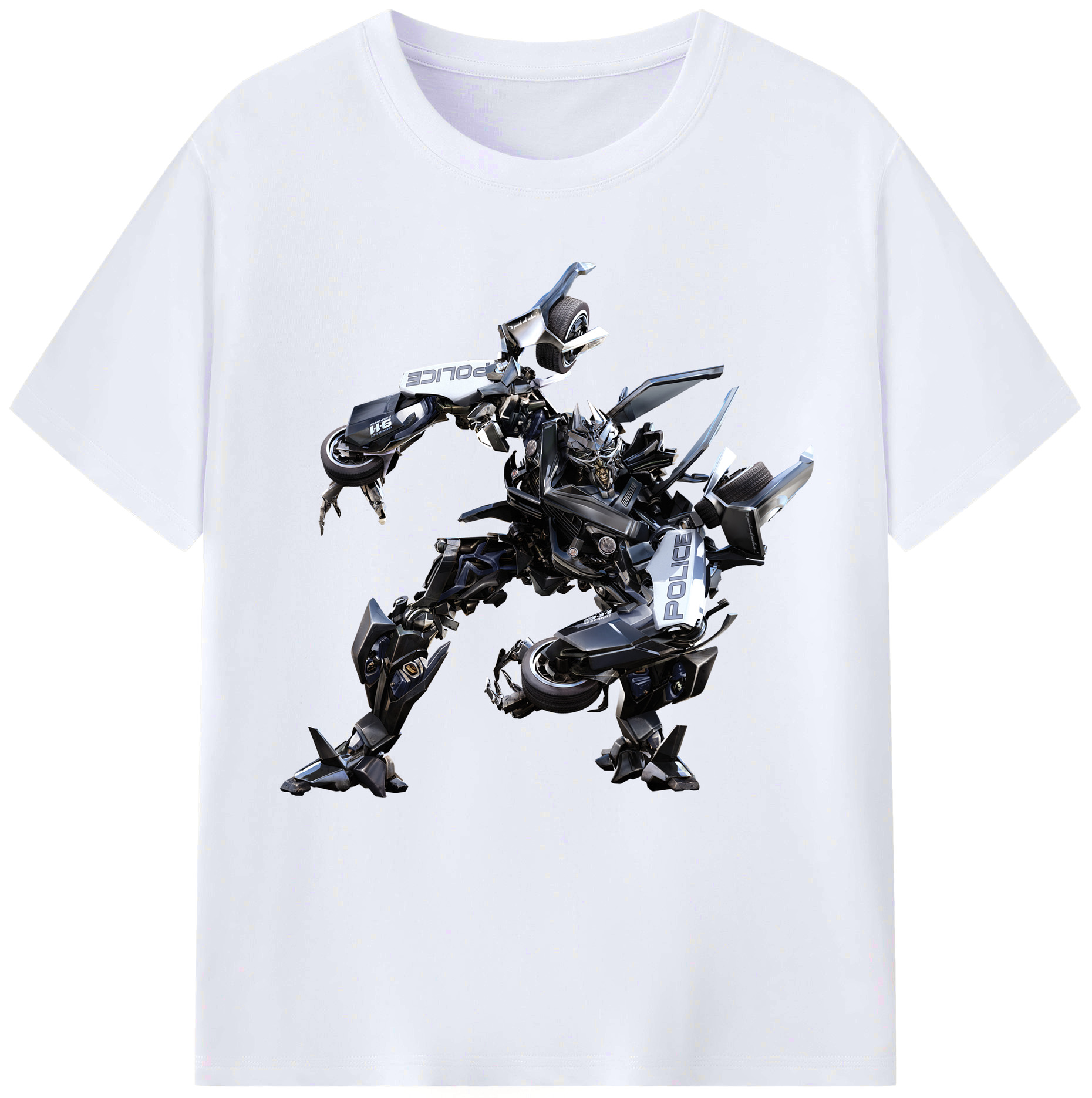 （画像用）  レディースカジュアルプリントTシャツ（綿100％）