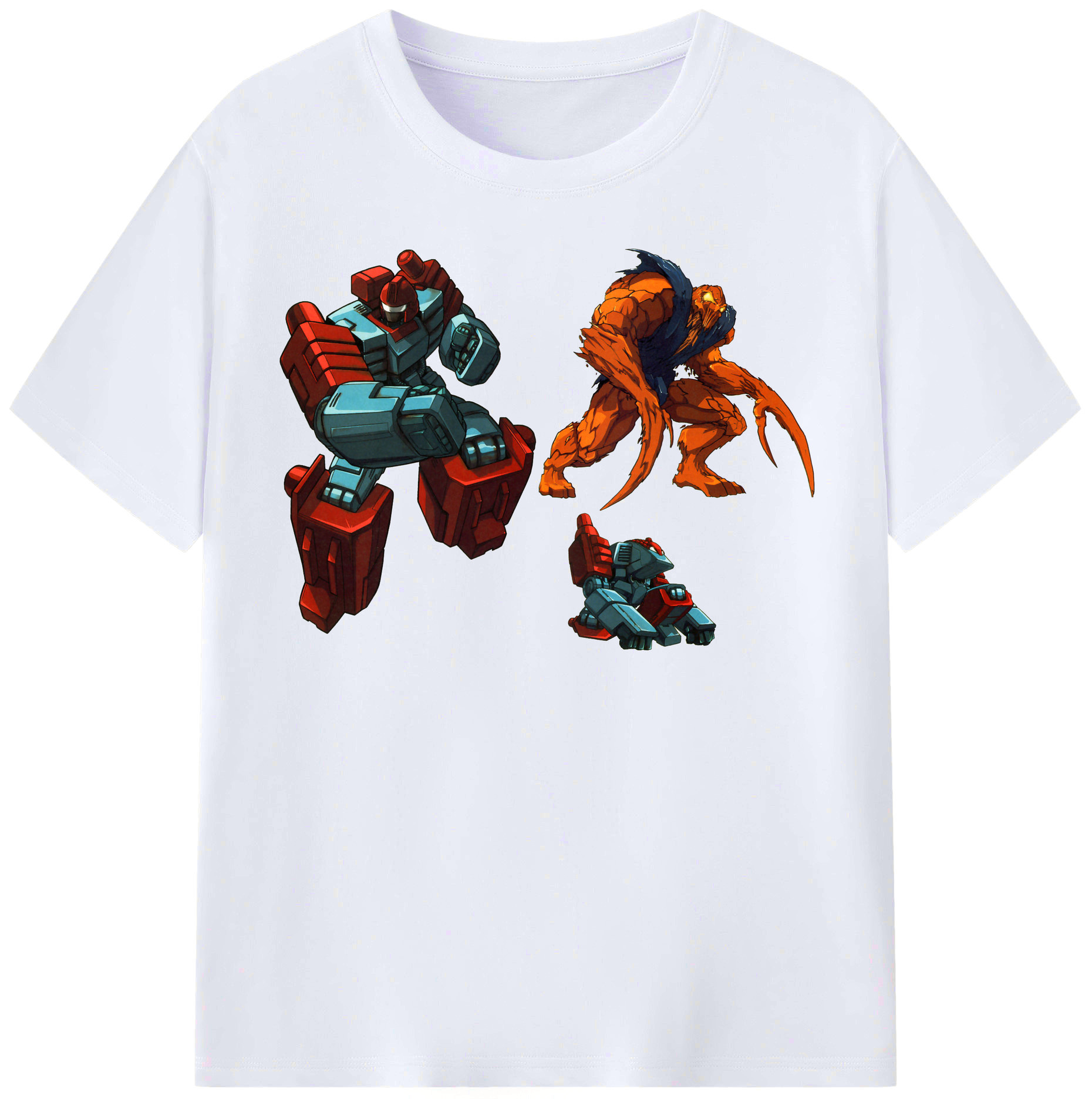 （画像用）  レディースカジュアルプリントTシャツ（綿100％）