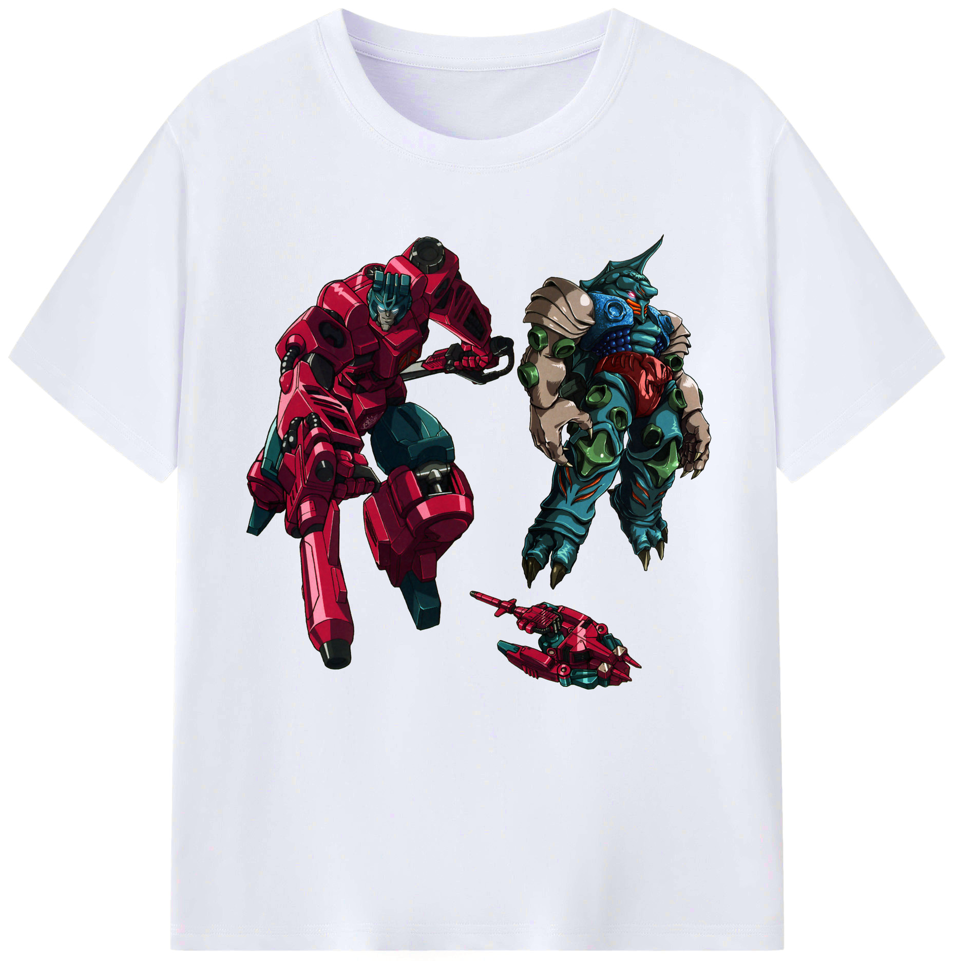 （画像用）  レディースカジュアルプリントTシャツ（綿100％）