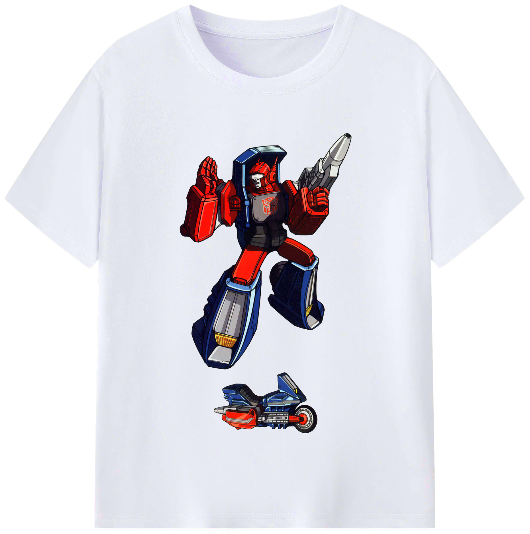 （画像用）  レディースカジュアルプリントTシャツ（綿100％）