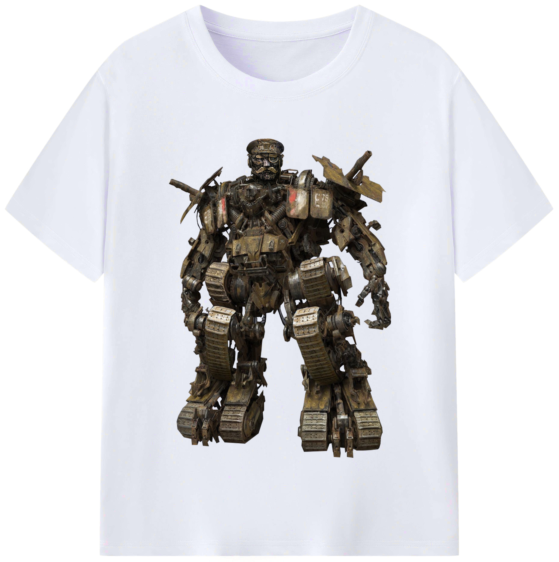 （画像用）  レディースカジュアルプリントTシャツ（綿100％）