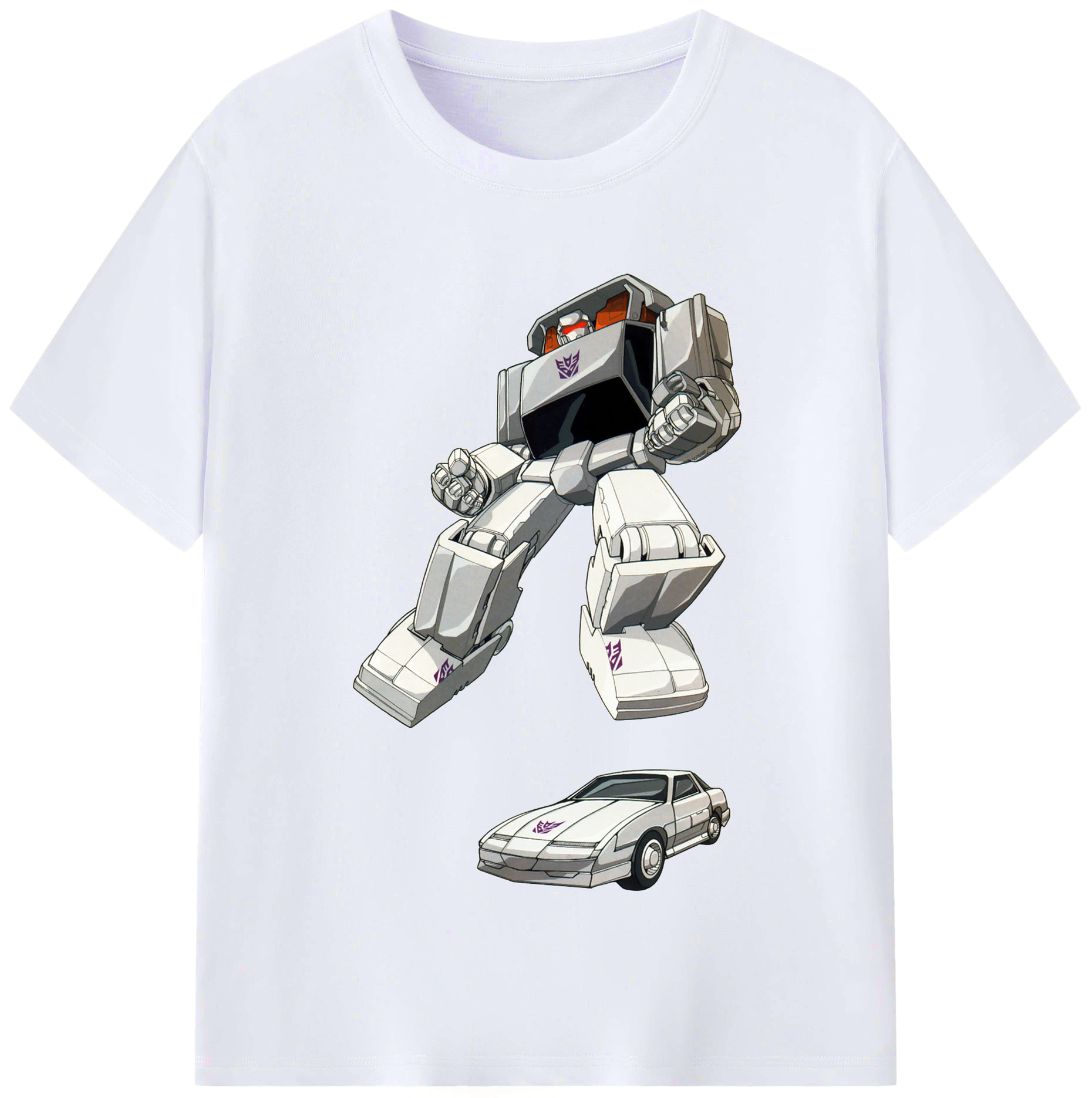 （画像用）  レディースカジュアルプリントTシャツ（綿100％）