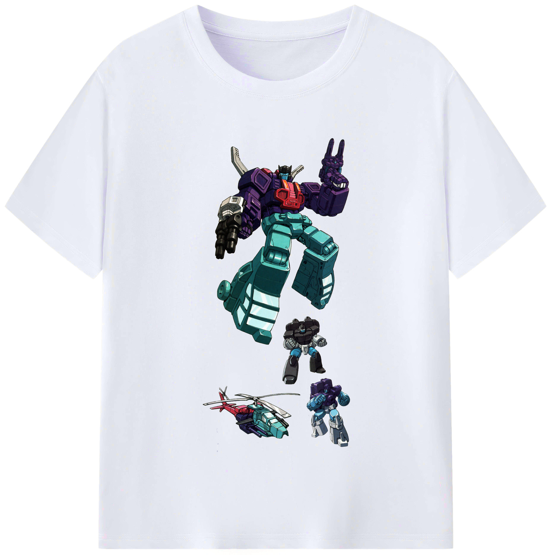 （画像用）  レディースカジュアルプリントTシャツ（綿100％）