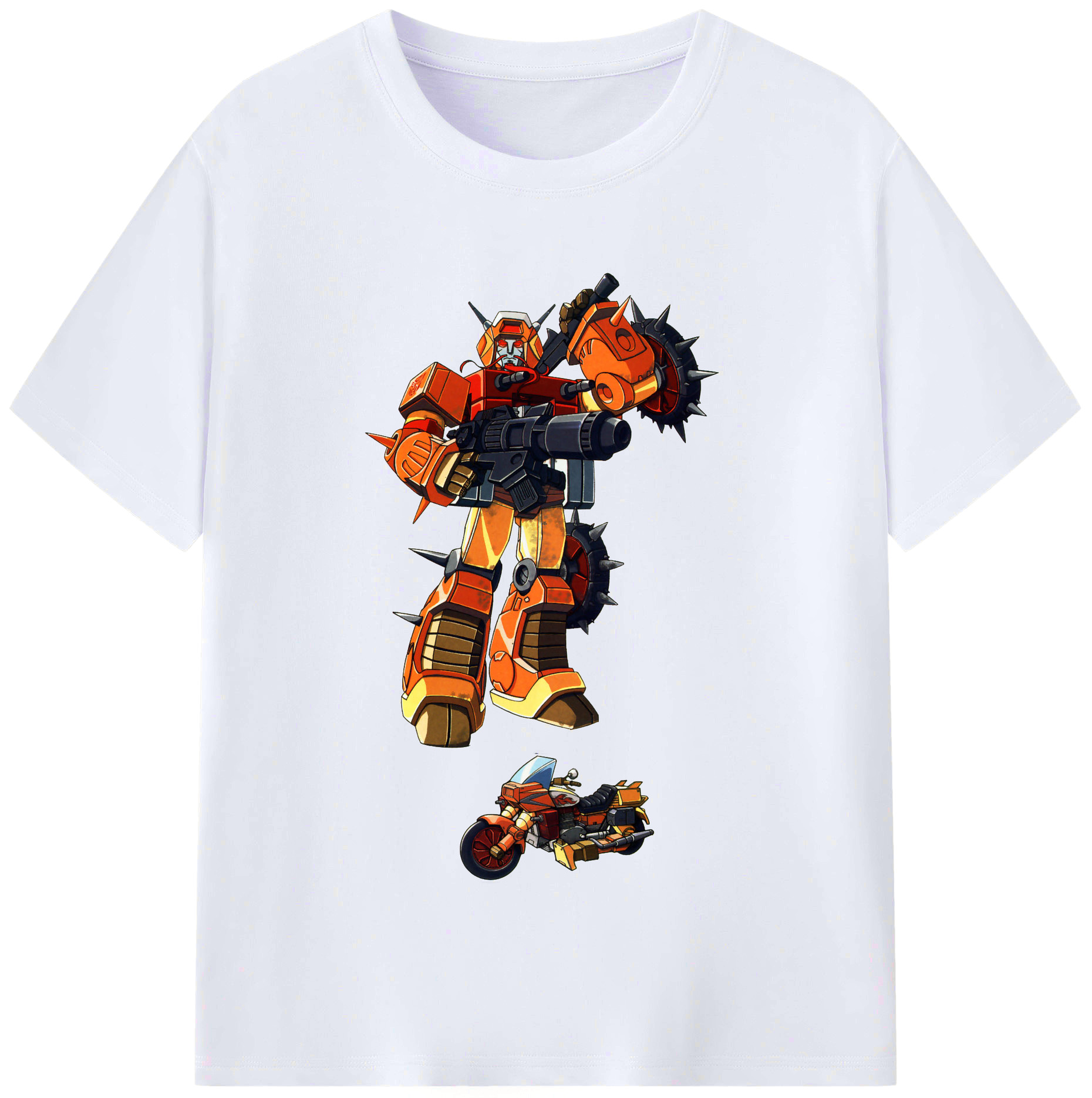 （画像用）  レディースカジュアルプリントTシャツ（綿100％）