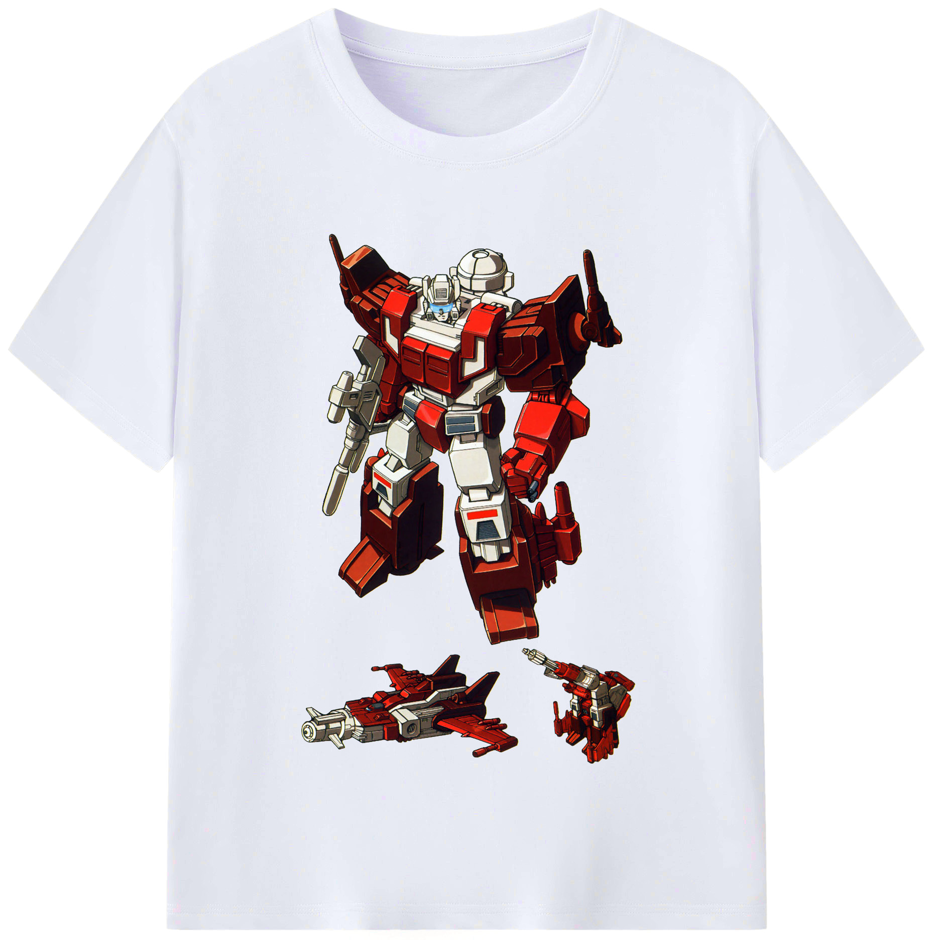 （画像用）  レディースカジュアルプリントTシャツ（綿100％）
