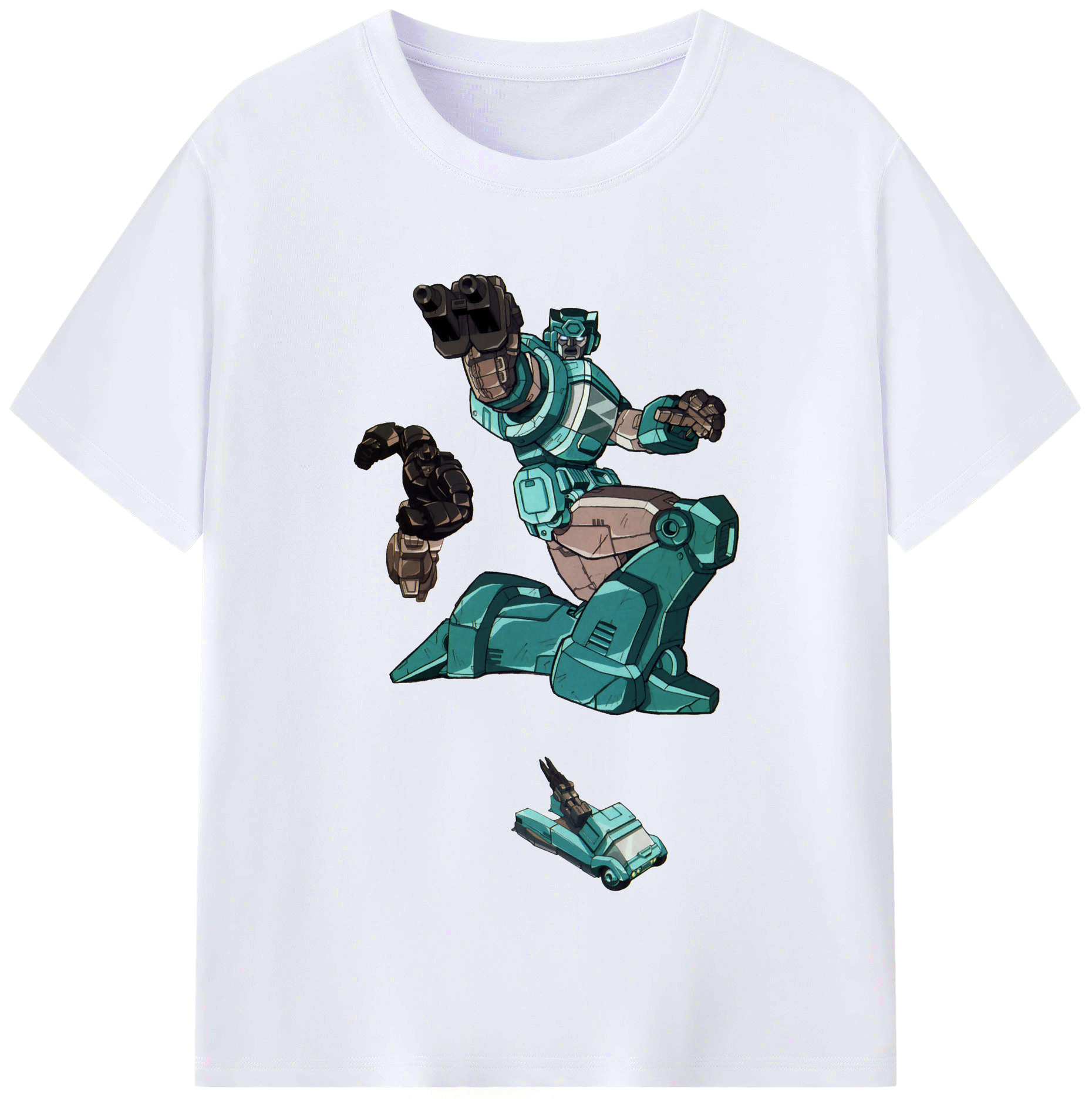 （画像用）  レディースカジュアルプリントTシャツ（綿100％）