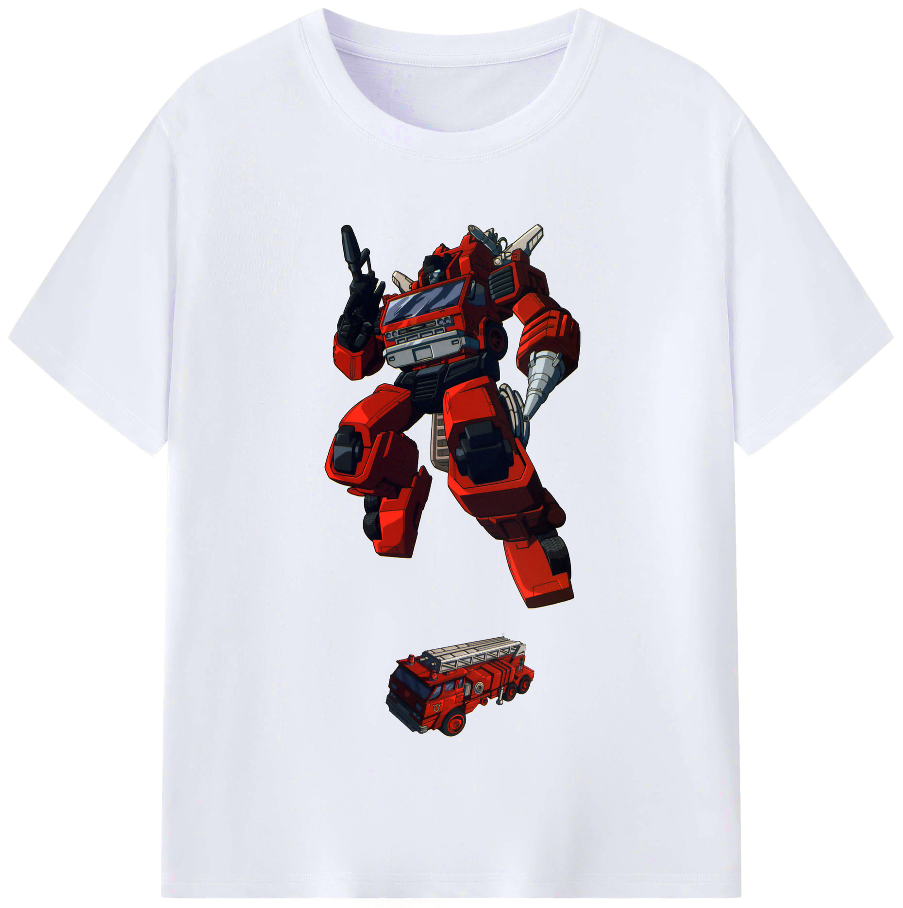 （画像用）  レディースカジュアルプリントTシャツ（綿100％）