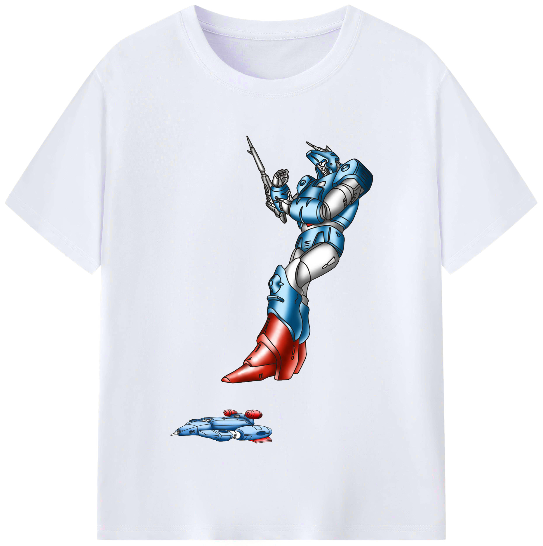 （画像用）  レディースカジュアルプリントTシャツ（綿100％）