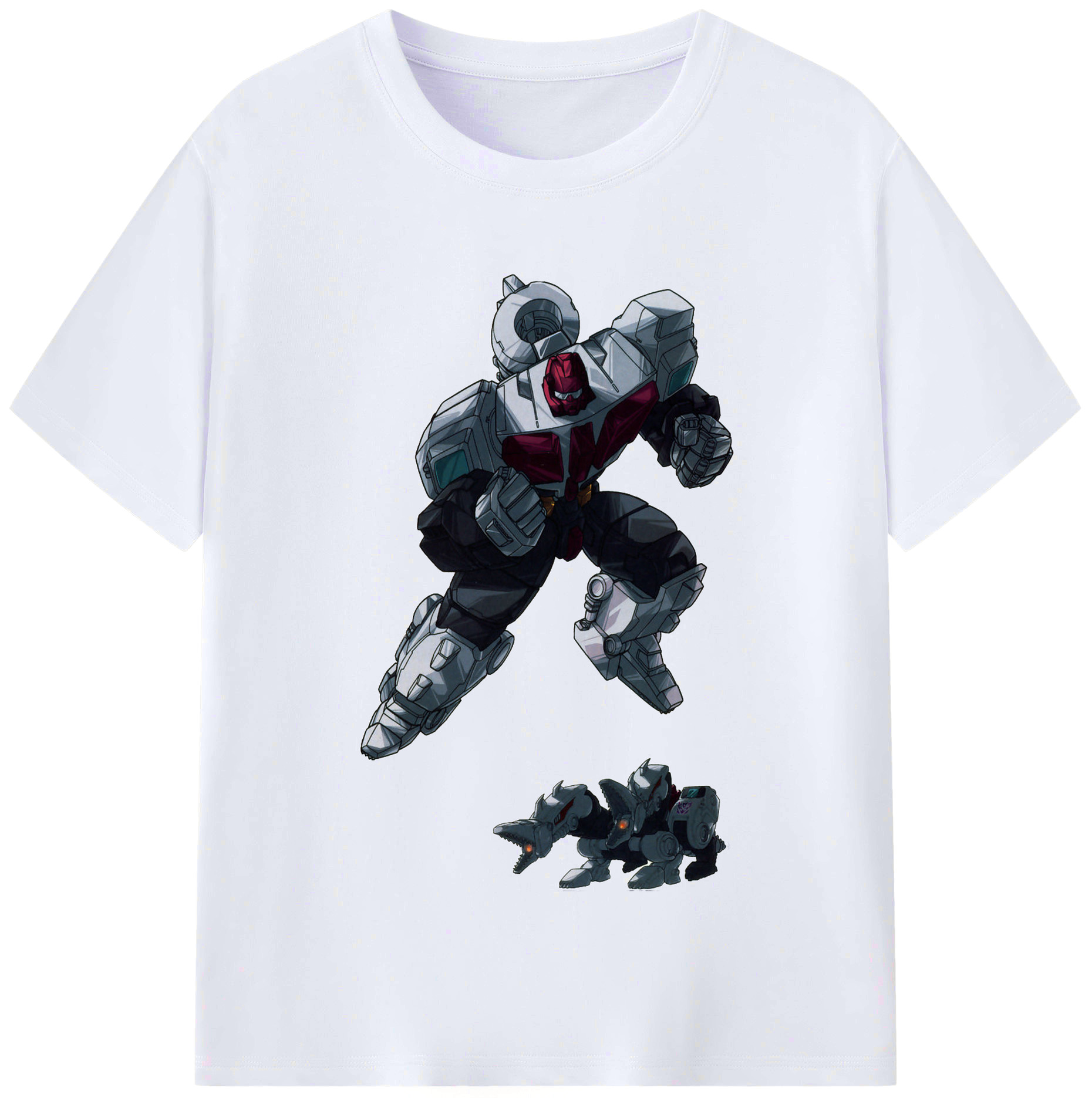 （画像用）  レディースカジュアルプリントTシャツ（綿100％）