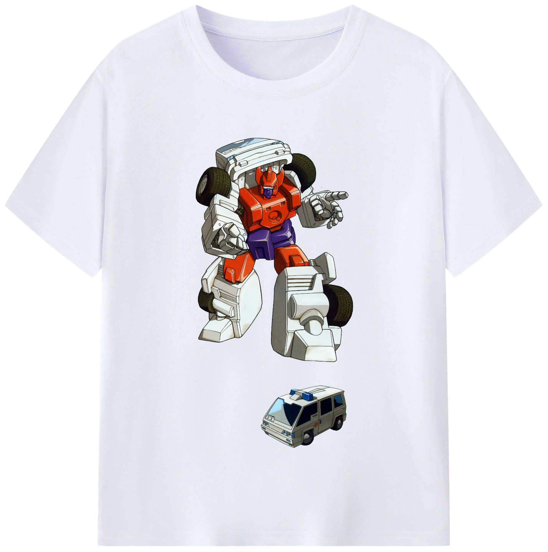 （画像用）  レディースカジュアルプリントTシャツ（綿100％）