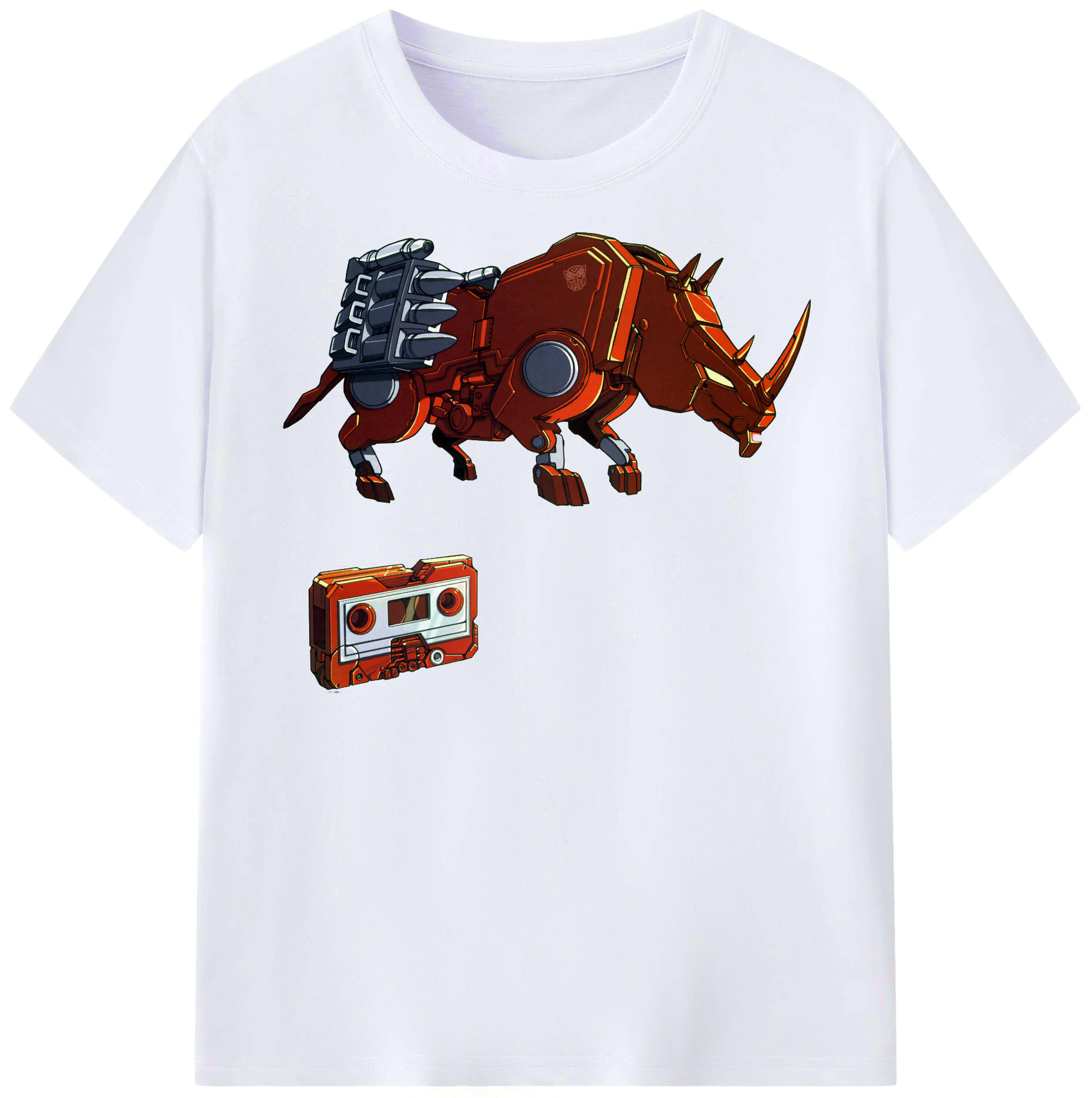 （画像用）  レディースカジュアルプリントTシャツ（綿100％）