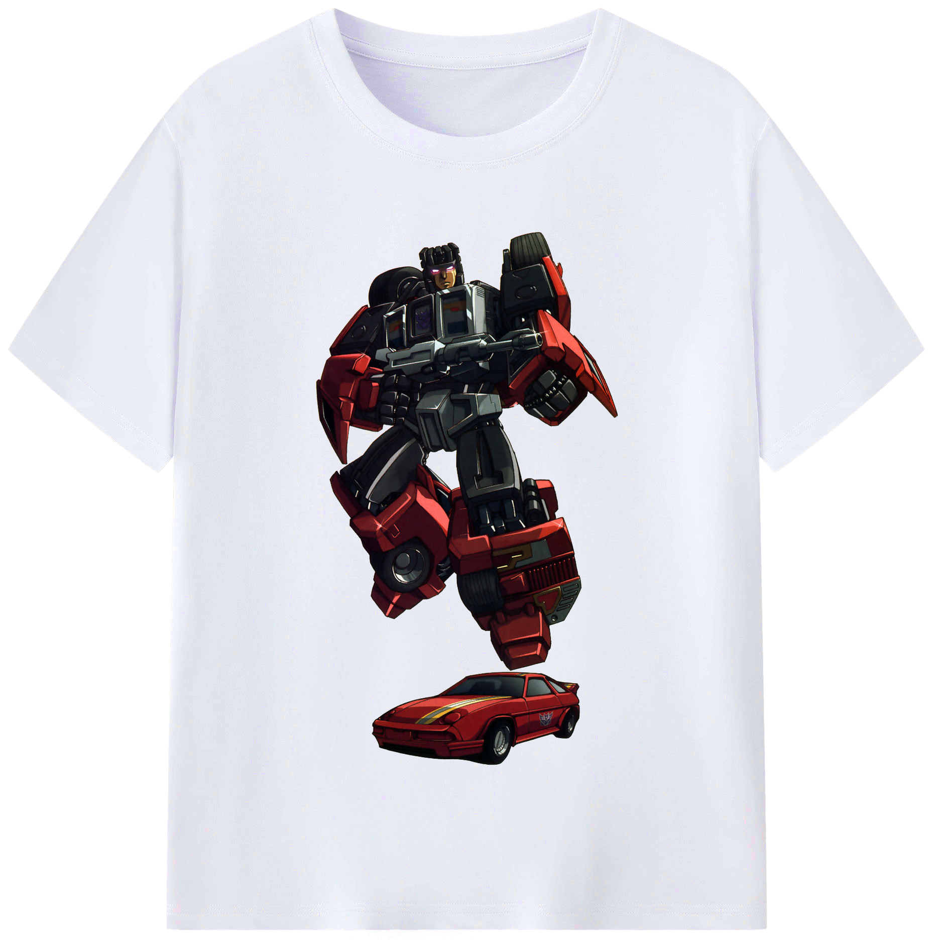 （画像用）  レディースカジュアルプリントTシャツ（綿100％）