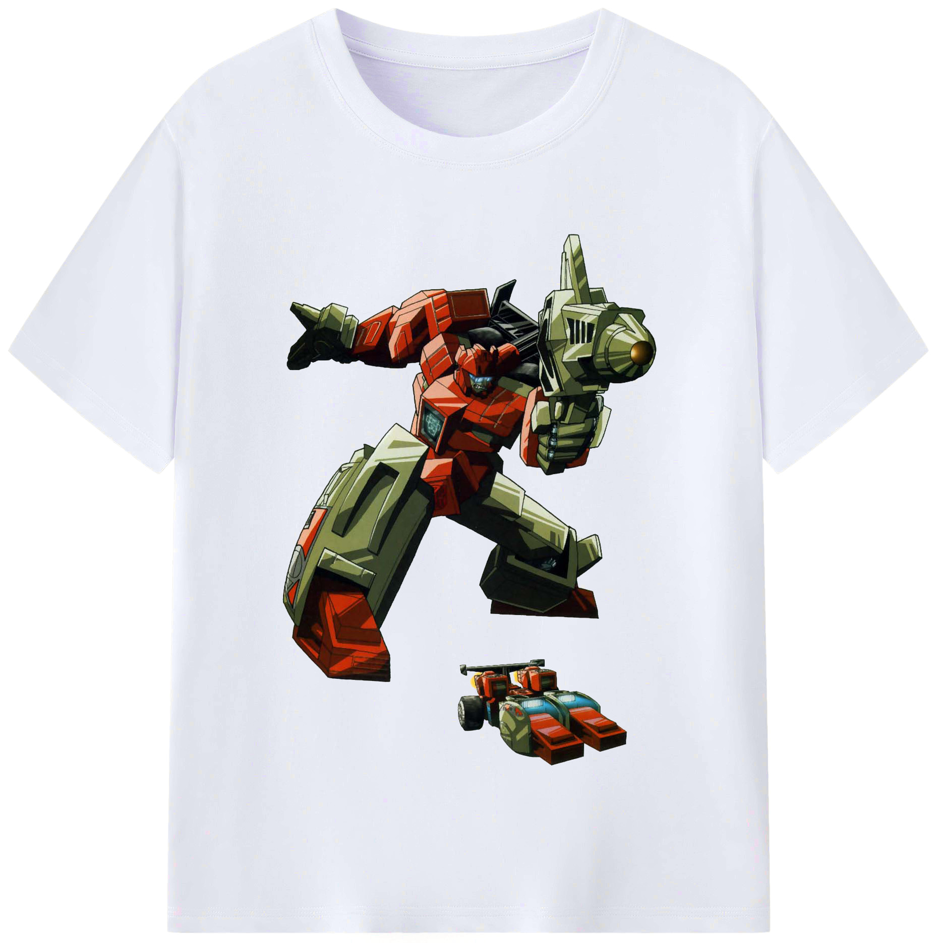 （画像用）  レディースカジュアルプリントTシャツ（綿100％）