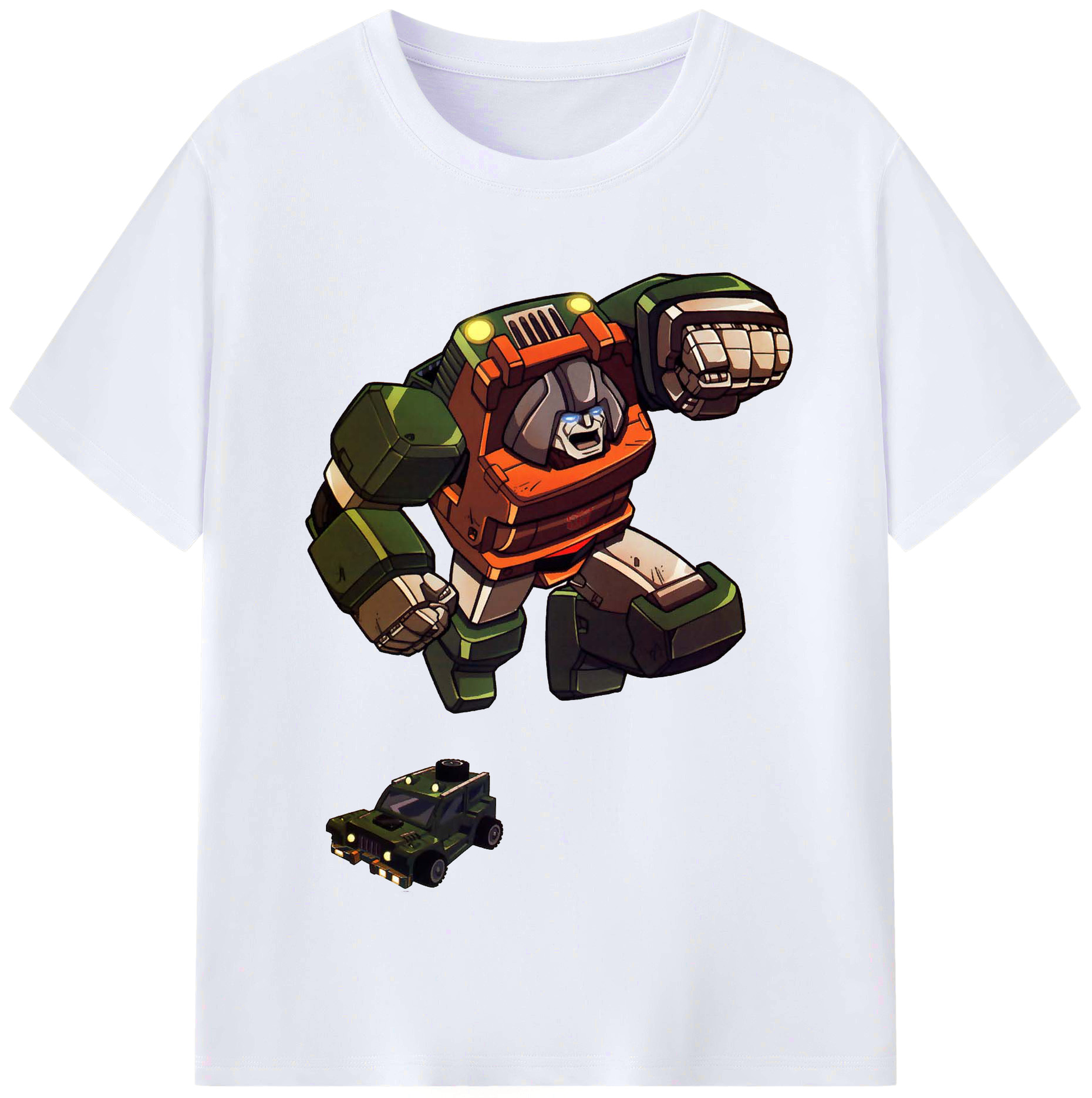 （画像用）  レディースカジュアルプリントTシャツ（綿100％）