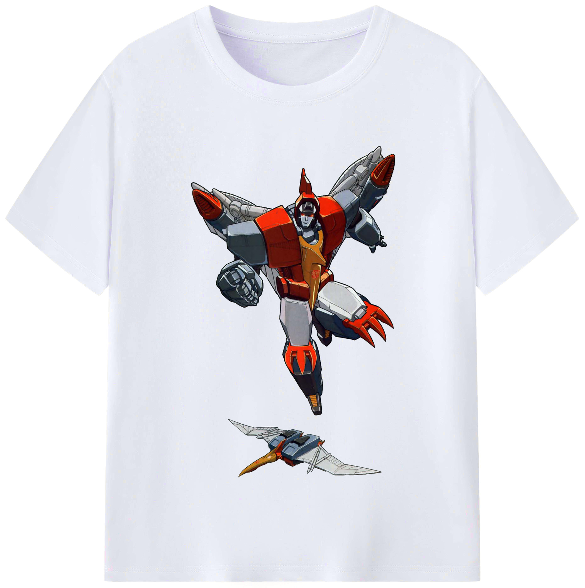 （画像用）  レディースカジュアルプリントTシャツ（綿100％）
