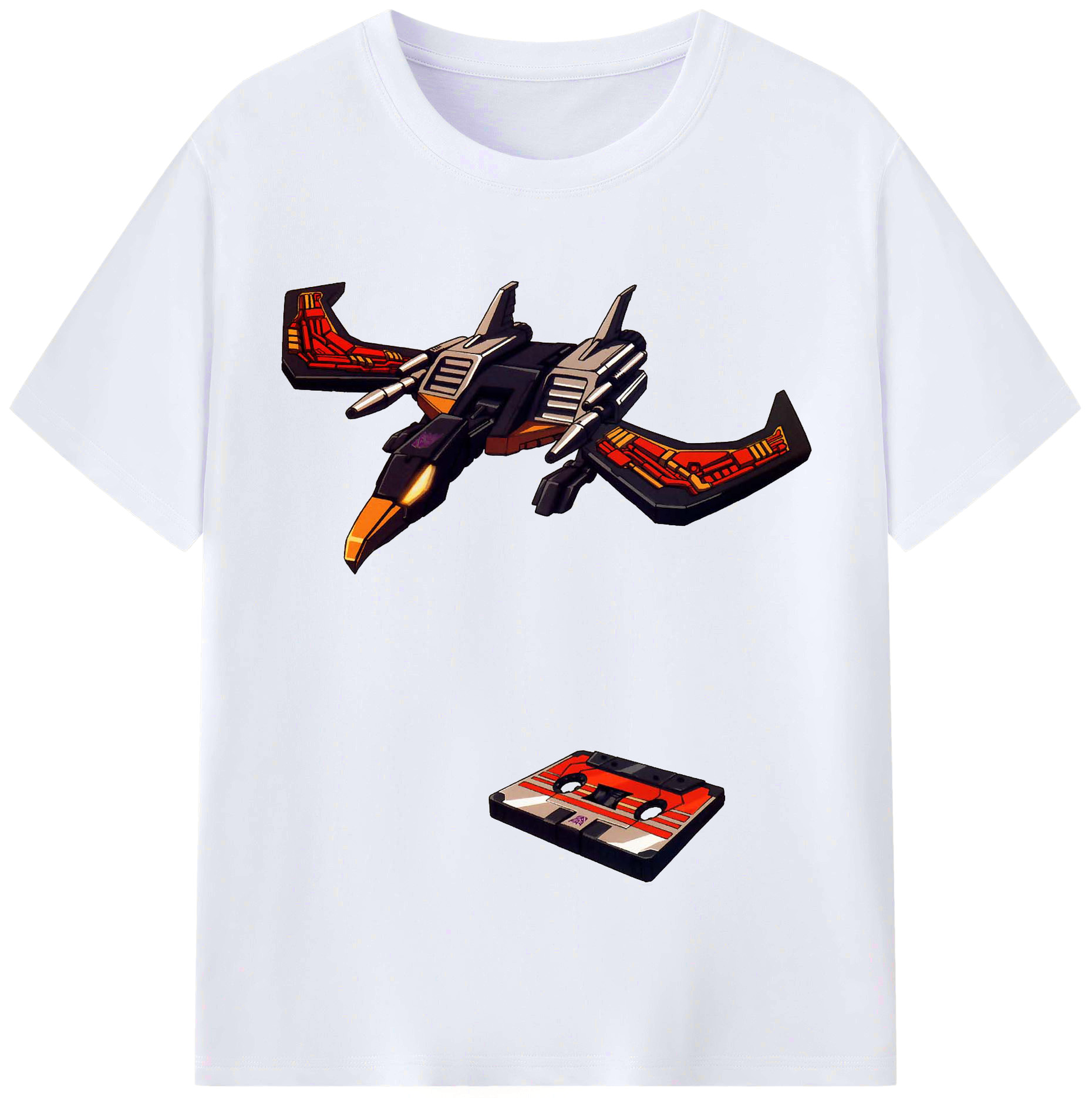 （画像用）  レディースカジュアルプリントTシャツ（綿100％）