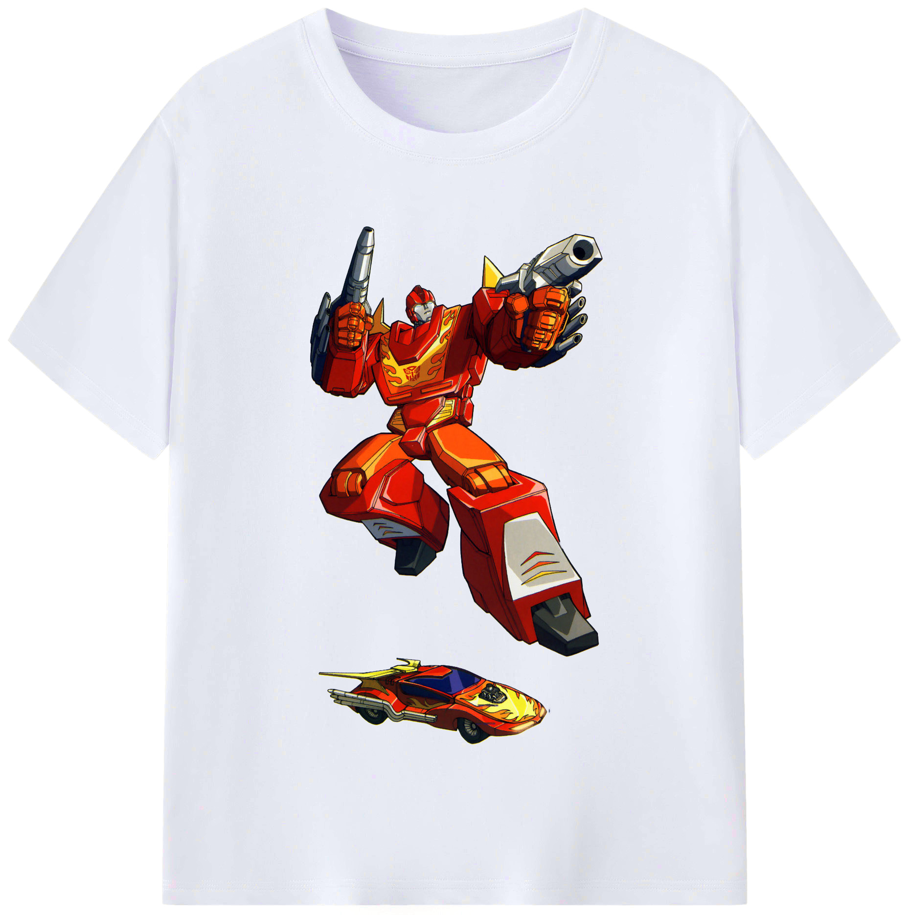 （画像用）  レディースカジュアルプリントTシャツ（綿100％）