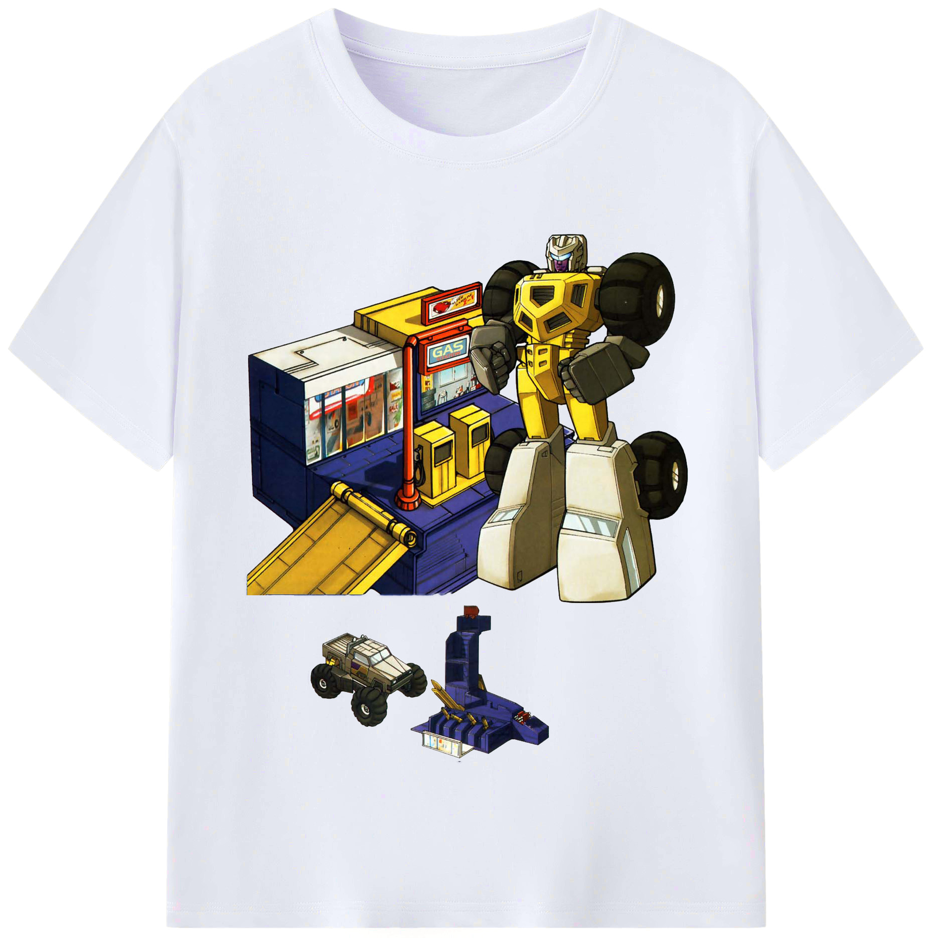 （画像用）  レディースカジュアルプリントTシャツ（綿100％）