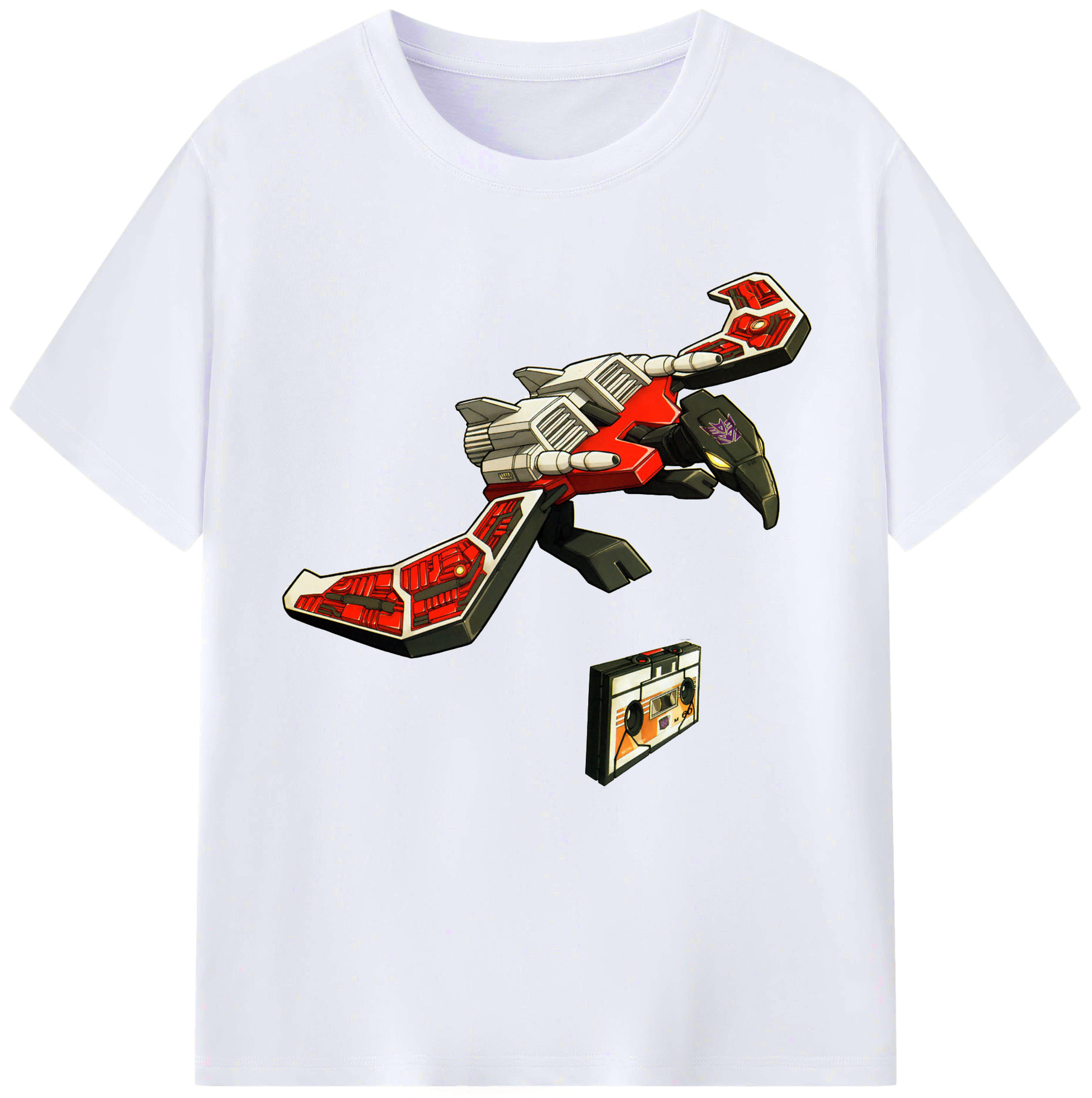 （画像用）  レディースカジュアルプリントTシャツ（綿100％）