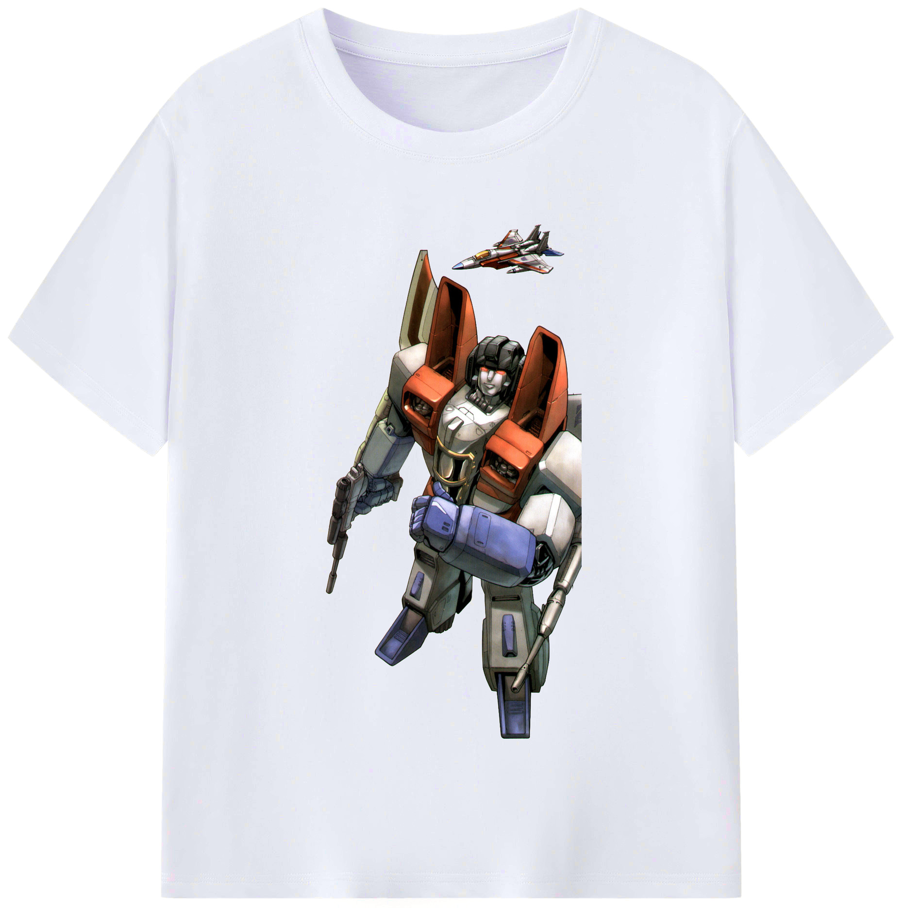 （画像用）  レディースカジュアルプリントTシャツ（綿100％）