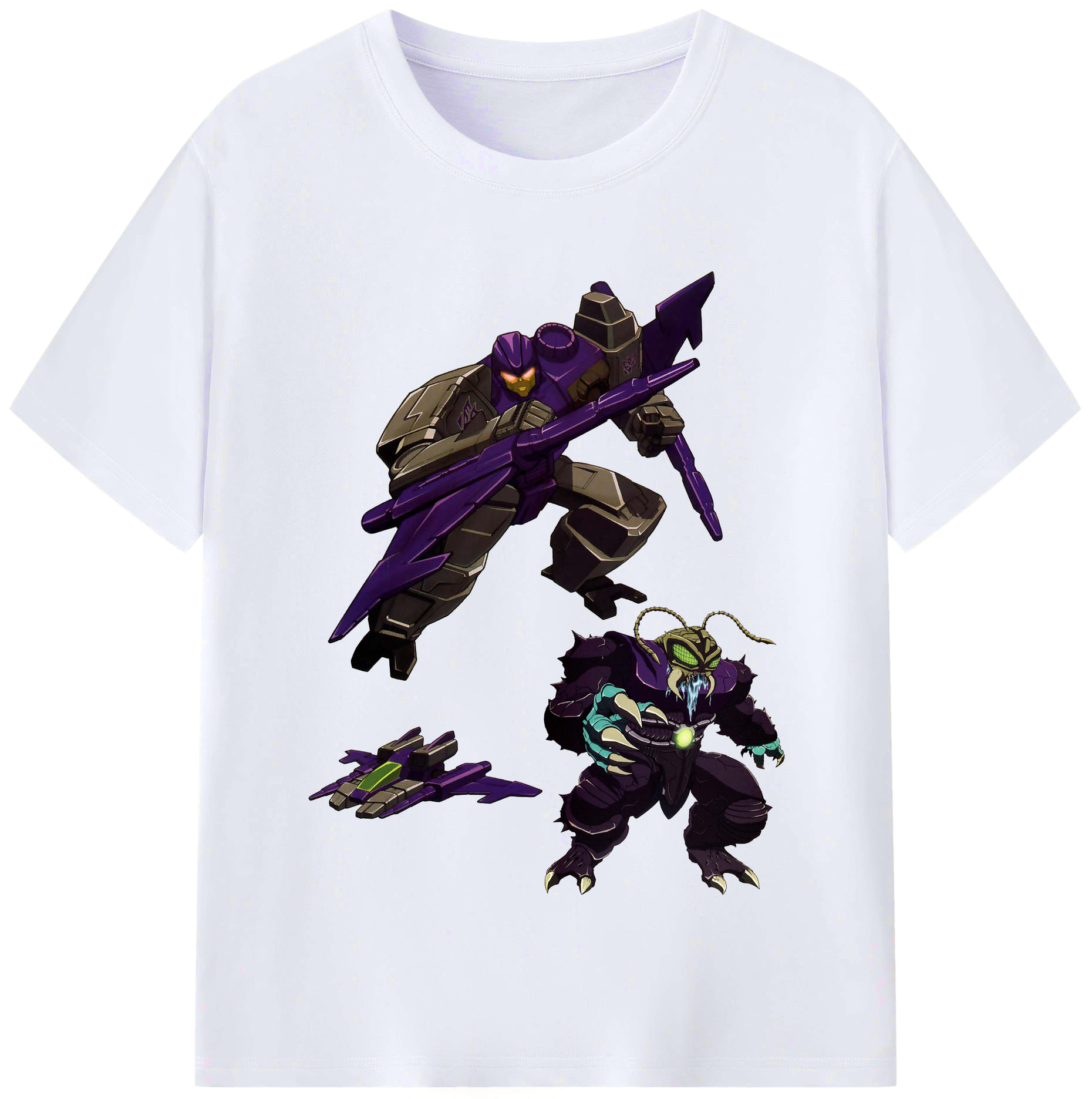 （画像用）  レディースカジュアルプリントTシャツ（綿100％）