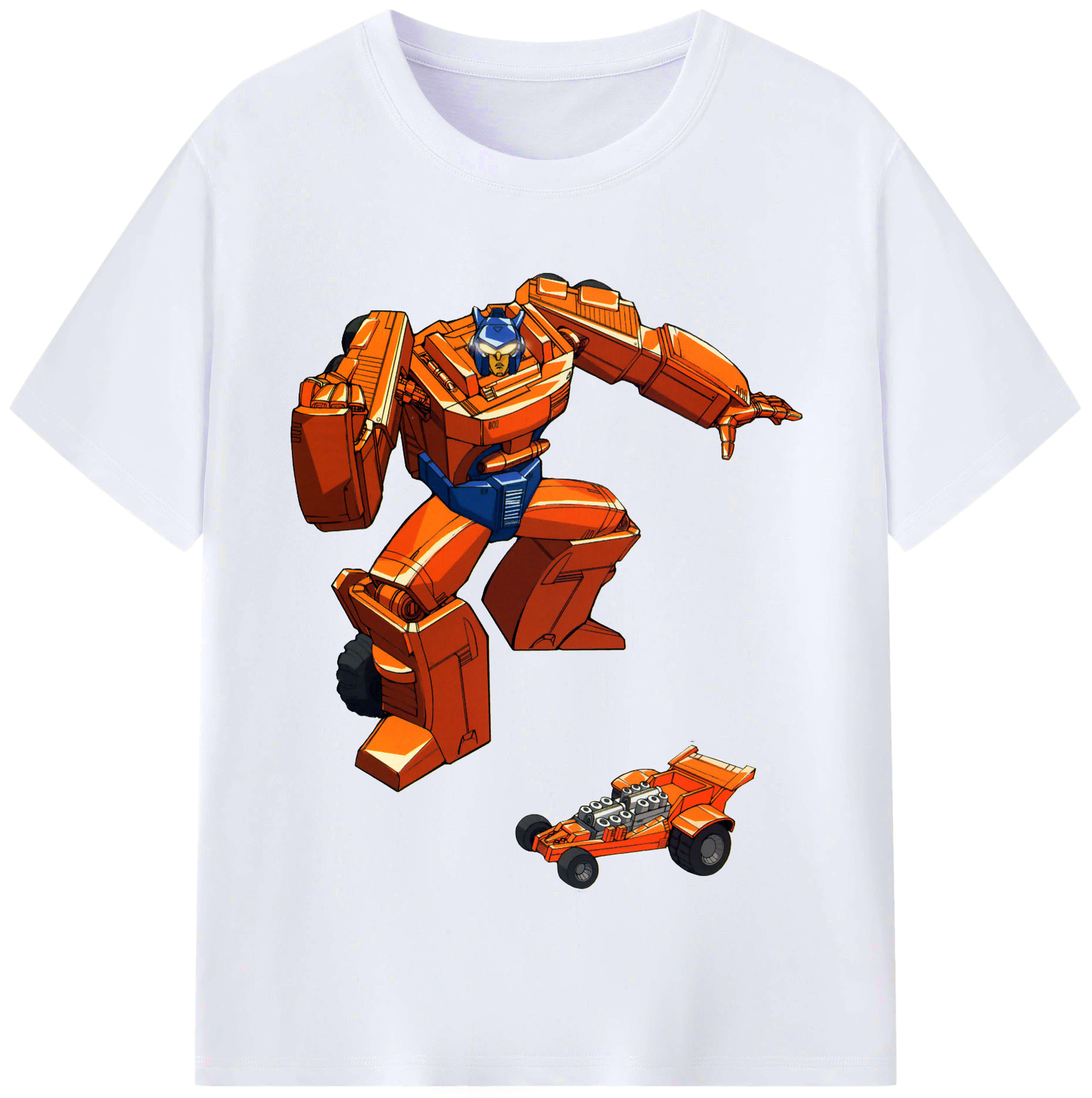 （画像用）  レディースカジュアルプリントTシャツ（綿100％）