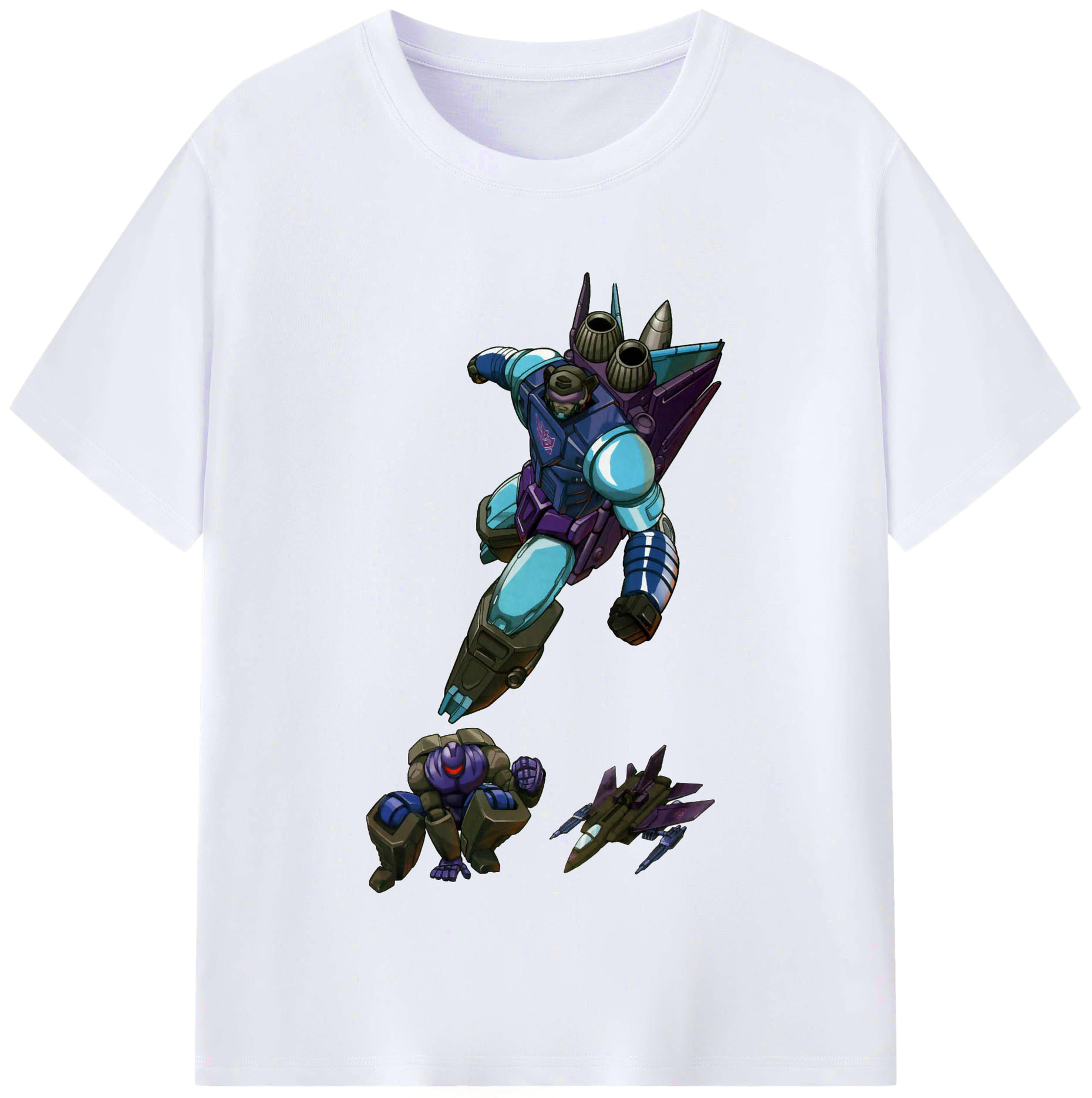 （画像用）  レディースカジュアルプリントTシャツ（綿100％）