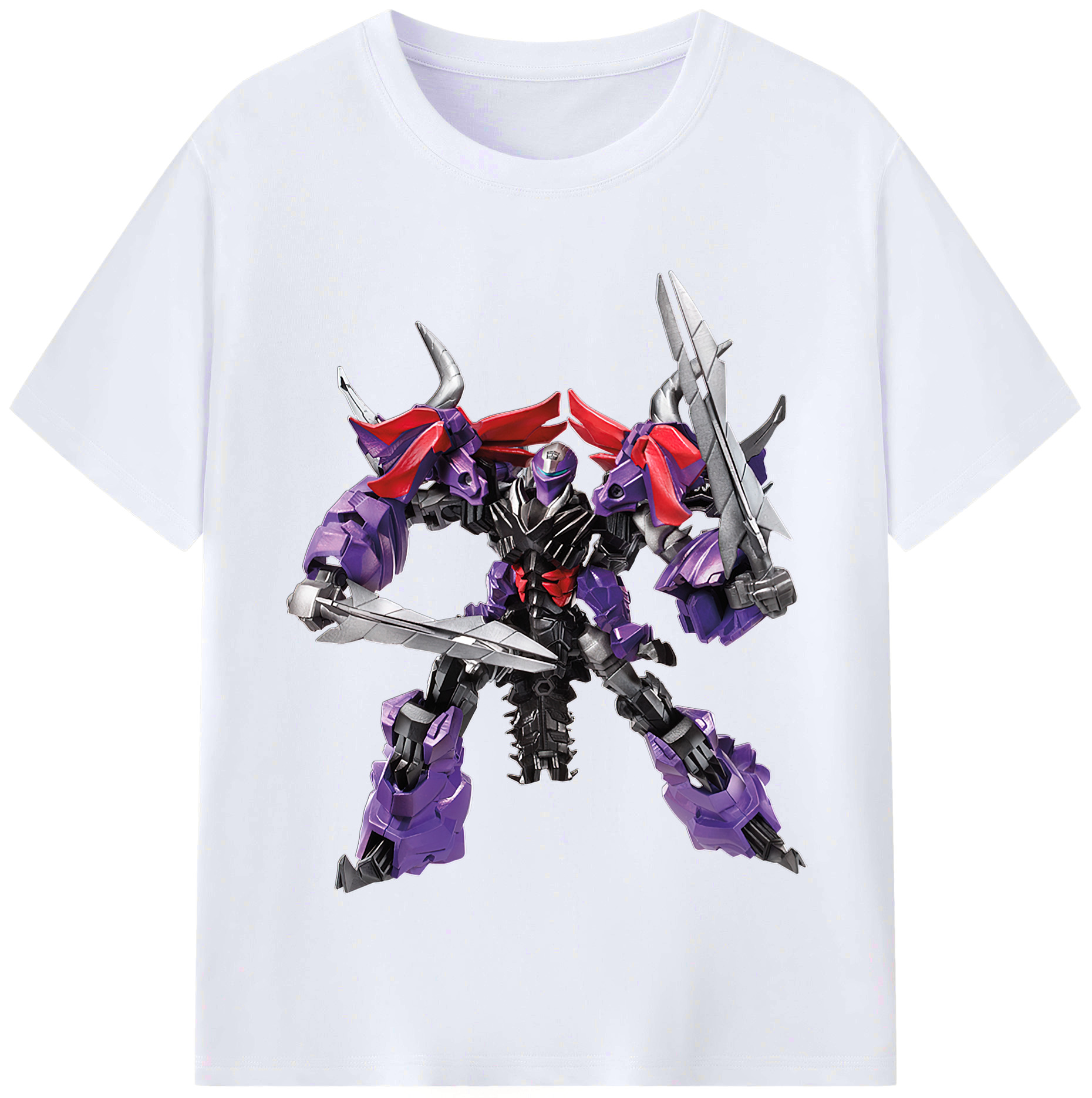 （画像用）  レディースカジュアルプリントTシャツ（綿100％）