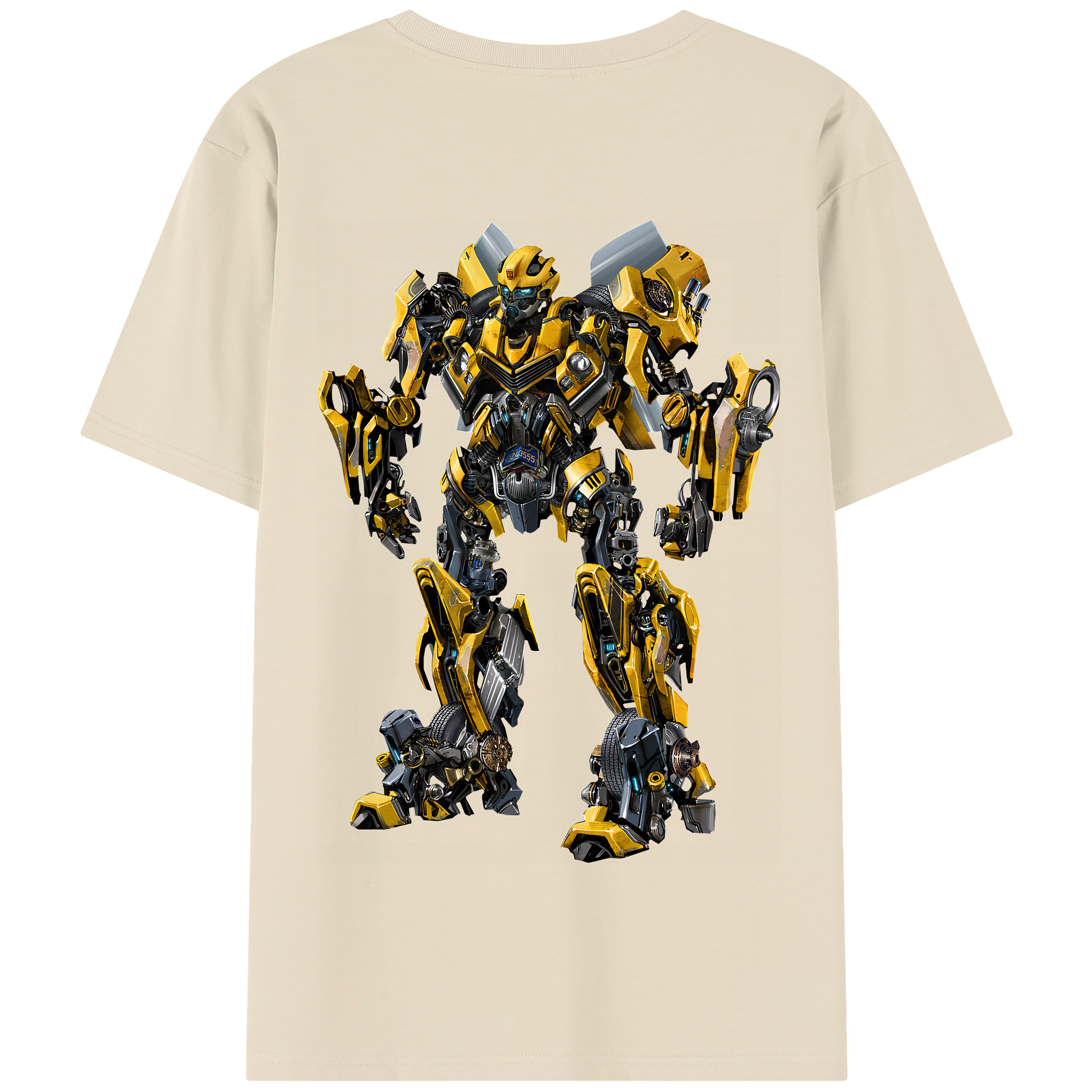 （画像用） Transformers トランスフォーマー 綿100％半袖Tシャツ（背面プリント）