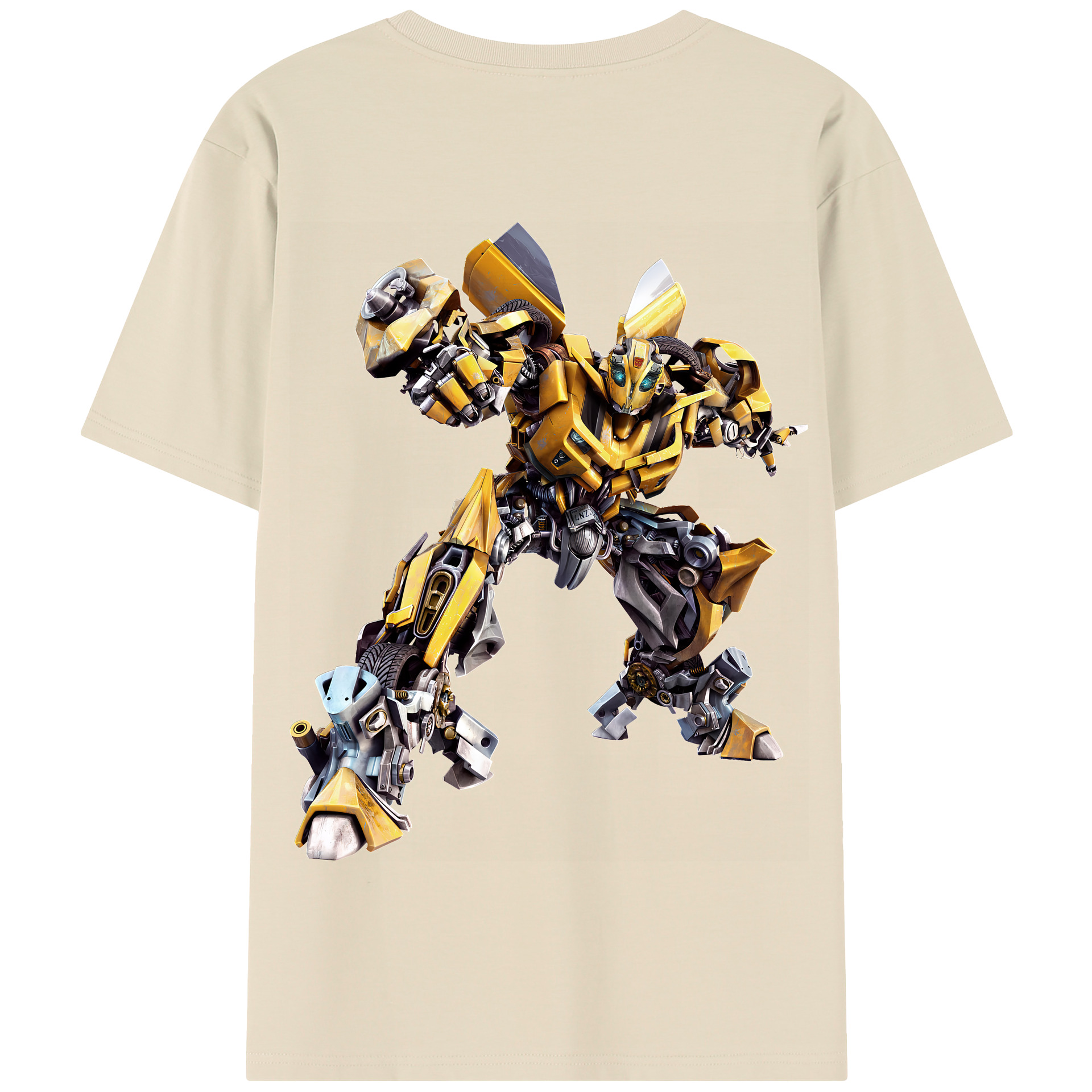 （画像用） Transformers トランスフォーマー 綿100％半袖Tシャツ（背面プリント）