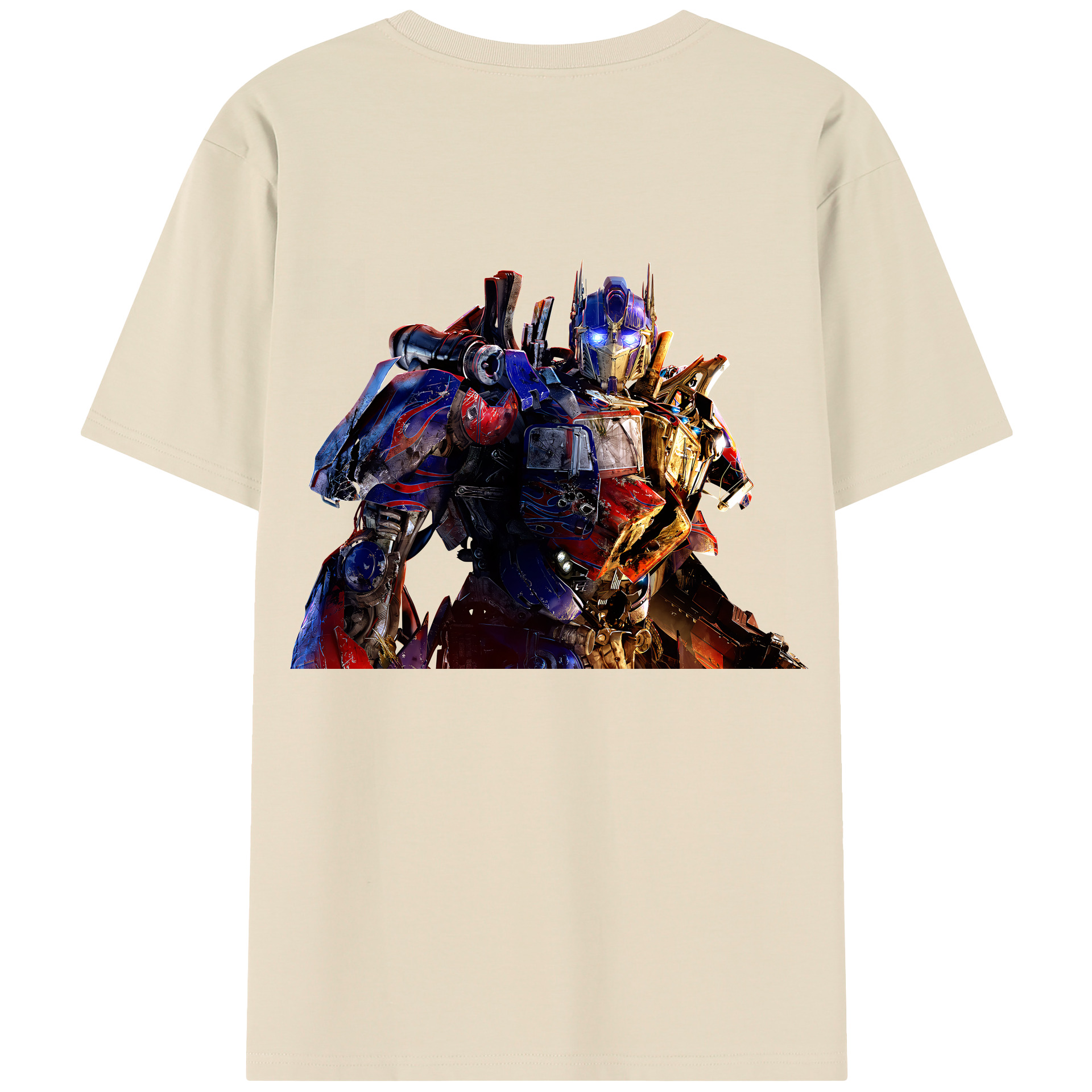 （画像用） Transformers トランスフォーマー 綿100％半袖Tシャツ（背面プリント）